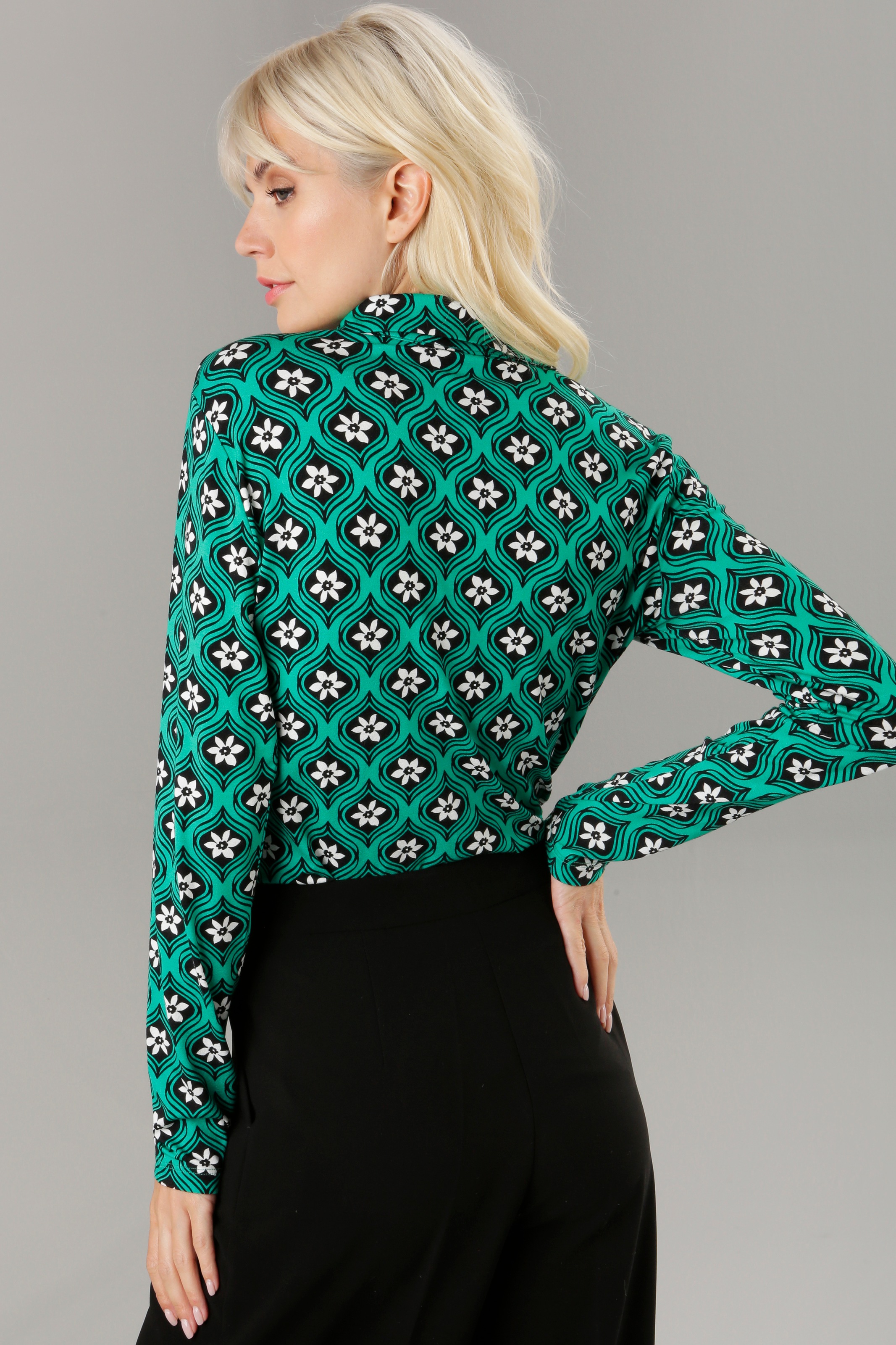 Aniston SELECTED aus Jersey elastischem Shop im OTTO Online Hemdbluse