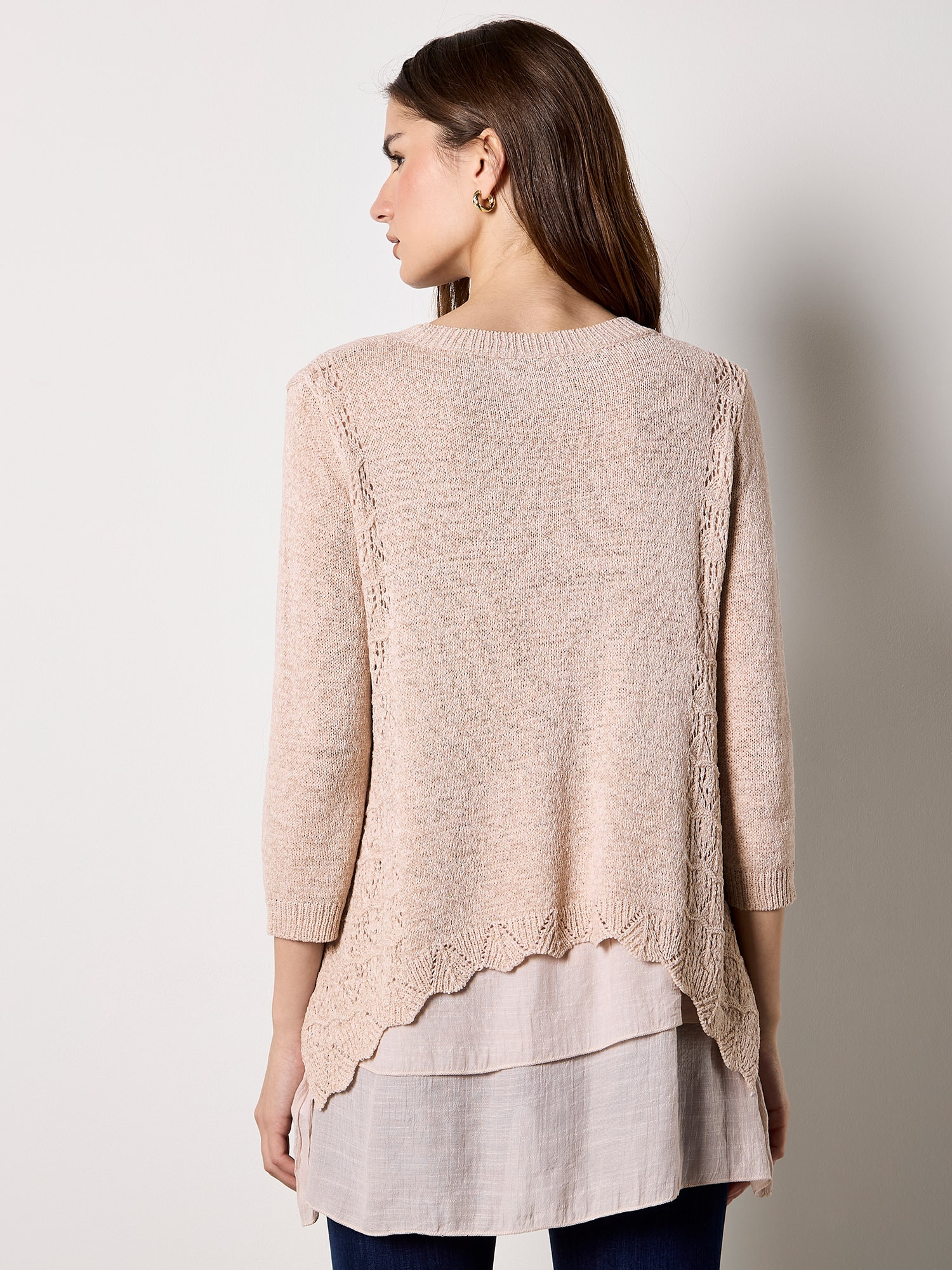 Apricot Longbluse »Bluse« mit strukturierter Oberfläche