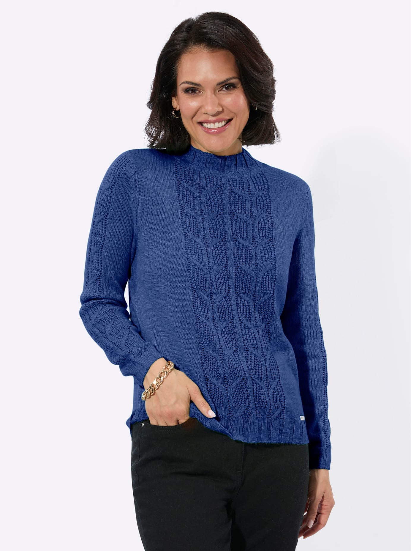 Casual Looks Stehkragenpullover »Stehkragen-Pullover«