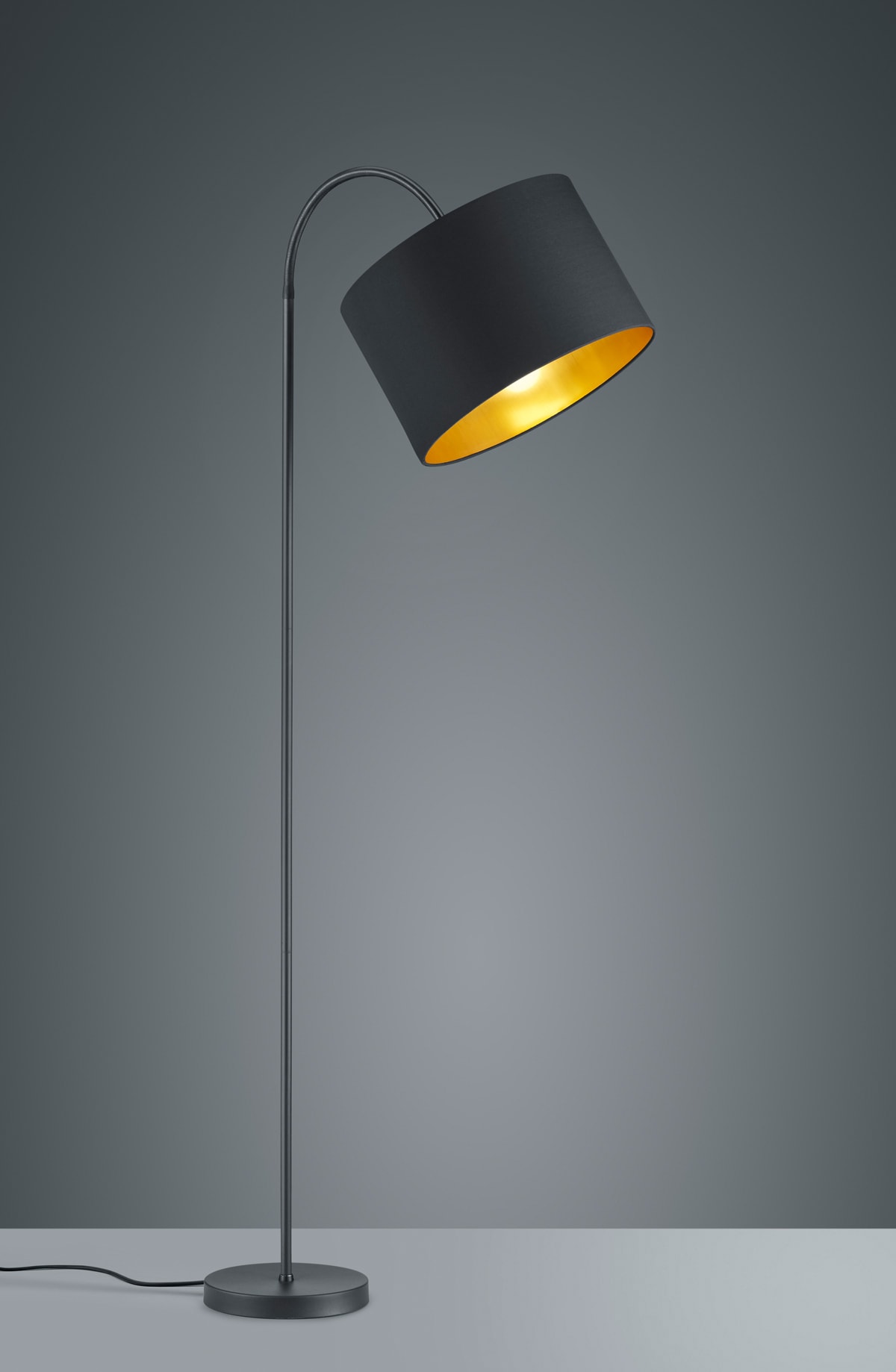 my home Stehlampe »JOSIE«, Stehleuchte mit flexiblem, schwenkbaren Schirm  online bei OTTO