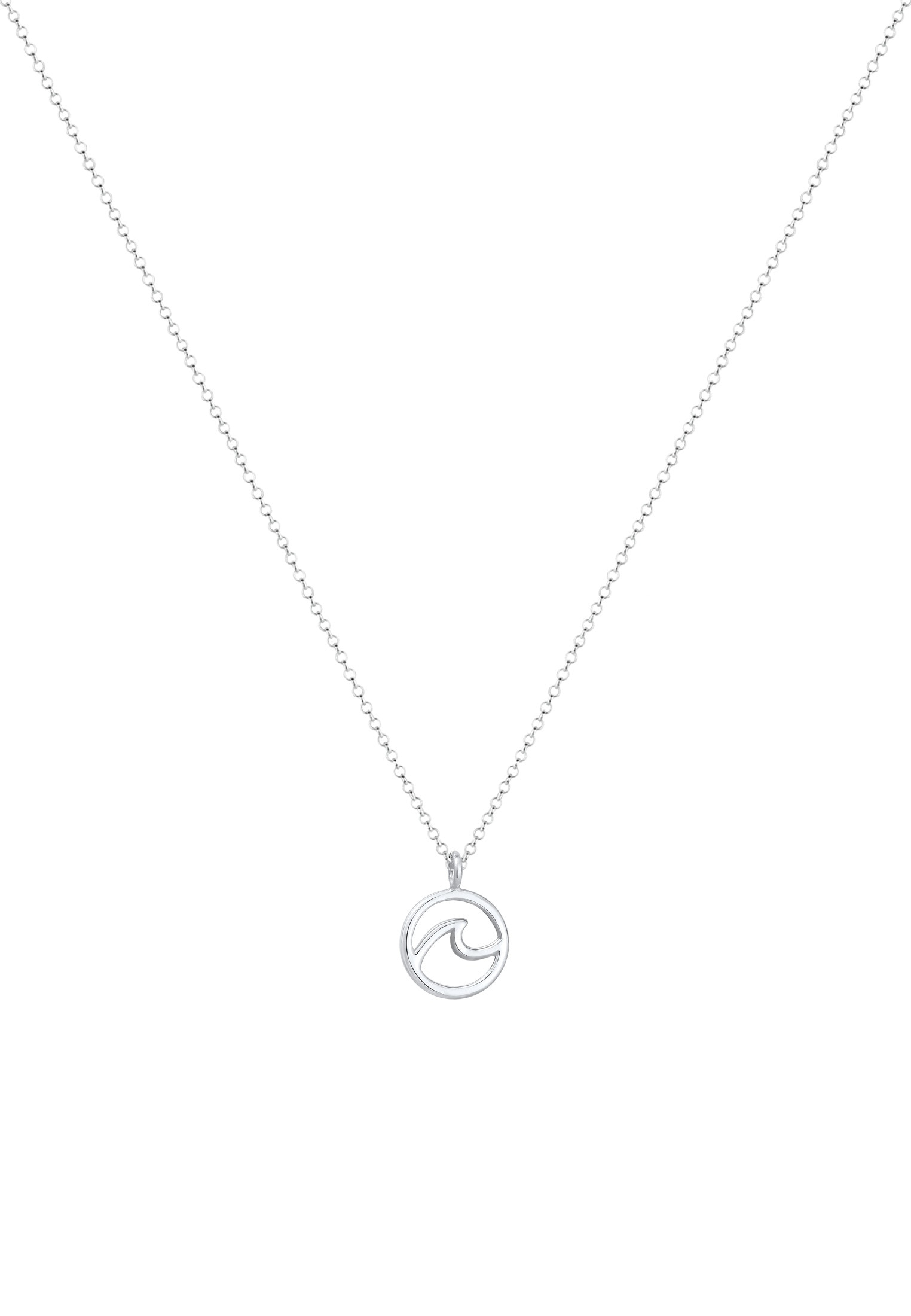Elli Kette mit Anhänger »Halskette Anhänger Wellen 925 Sterling Silber«