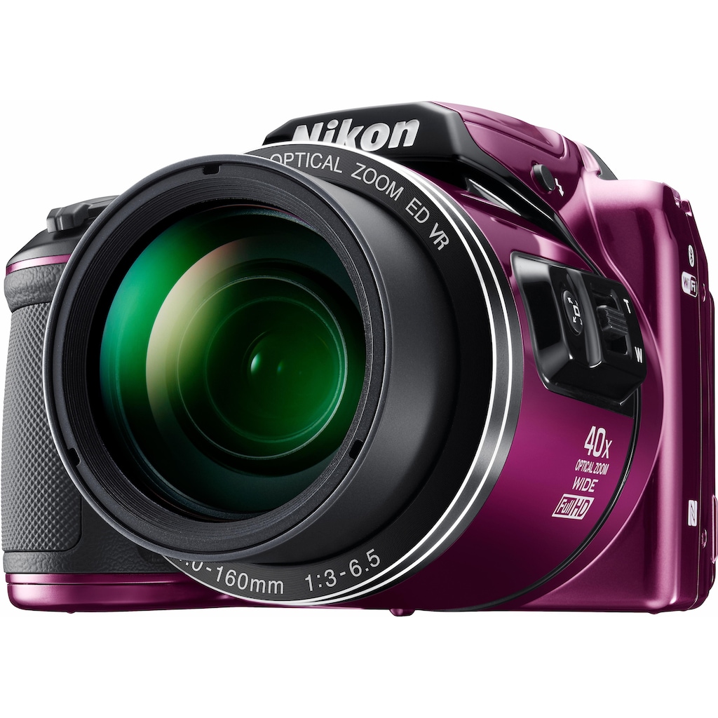 Nikon Kompaktkamera »Coolpix B500«, 16 MP, 40 fachx opt. Zoom, WLAN (Wi-Fi)-NFC-Bluetooth