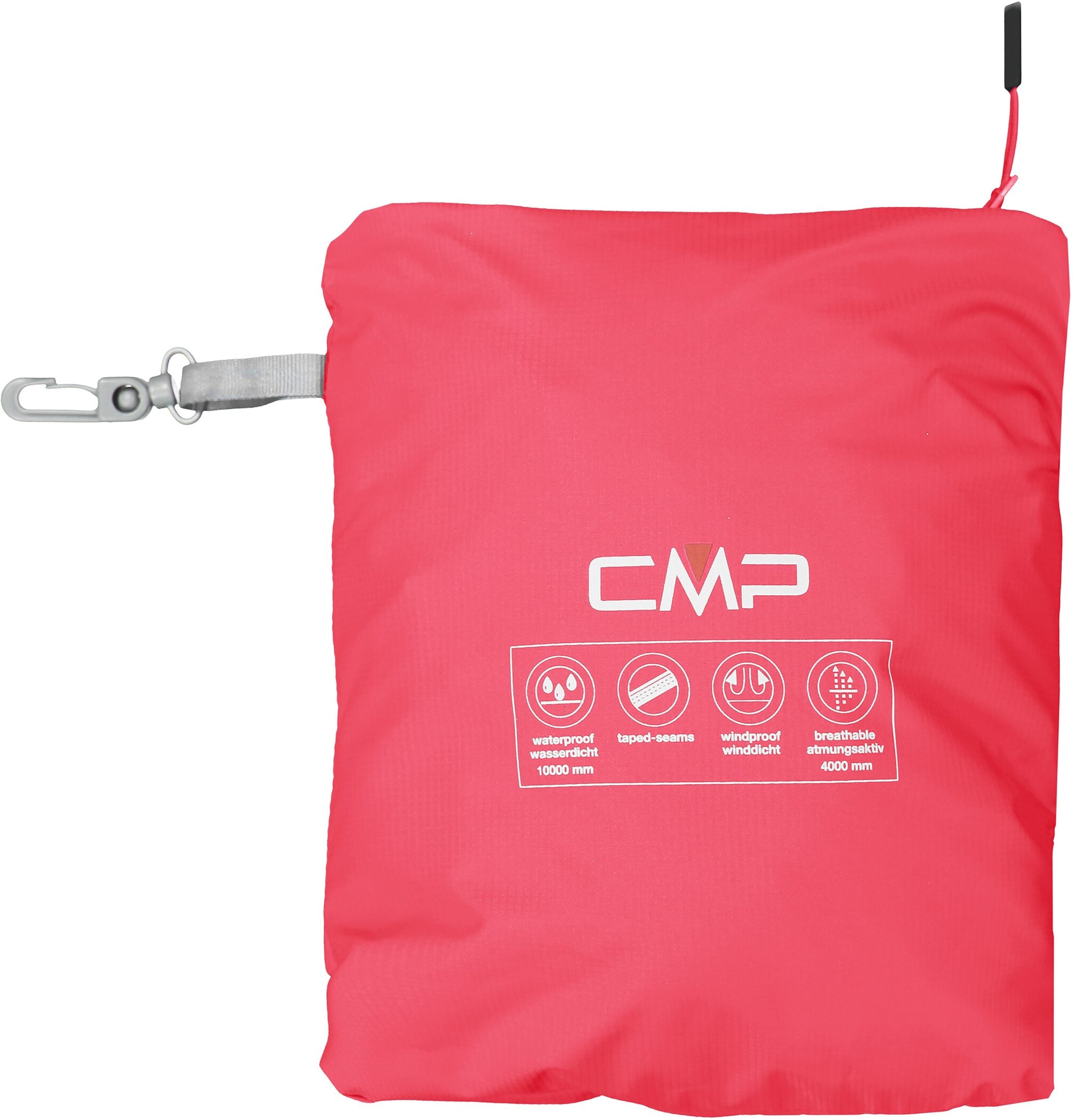 CMP Regenjacke, (1 St.), mit Kapuze, Atmungsaktiv & Winddicht & Wasserdicht