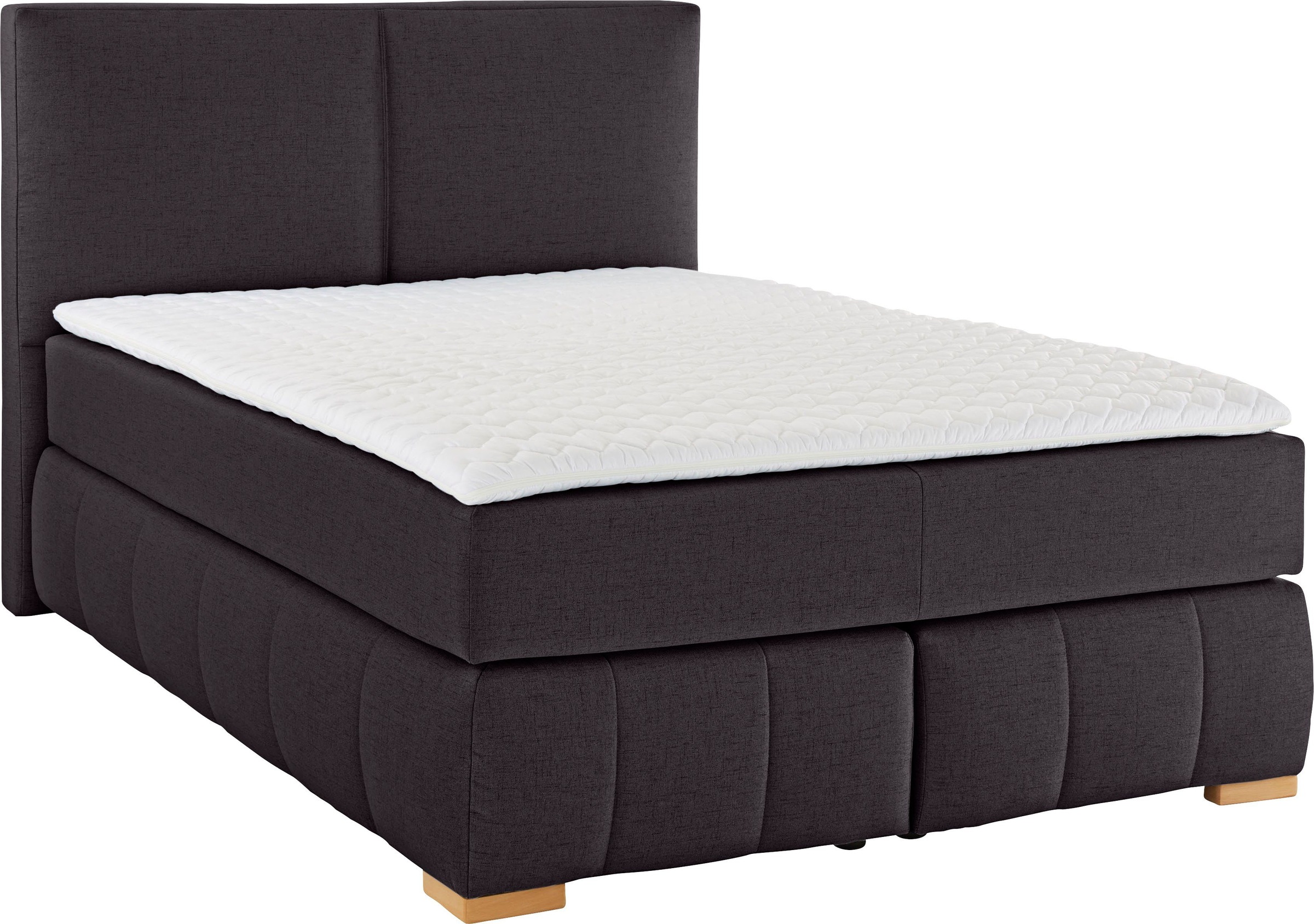 Guido Maria Kretschmer Home&Living Boxspringbett »Wehma«, inkl. Topper in 3 verschiedenen Matratzen, auch in Samtstoff
