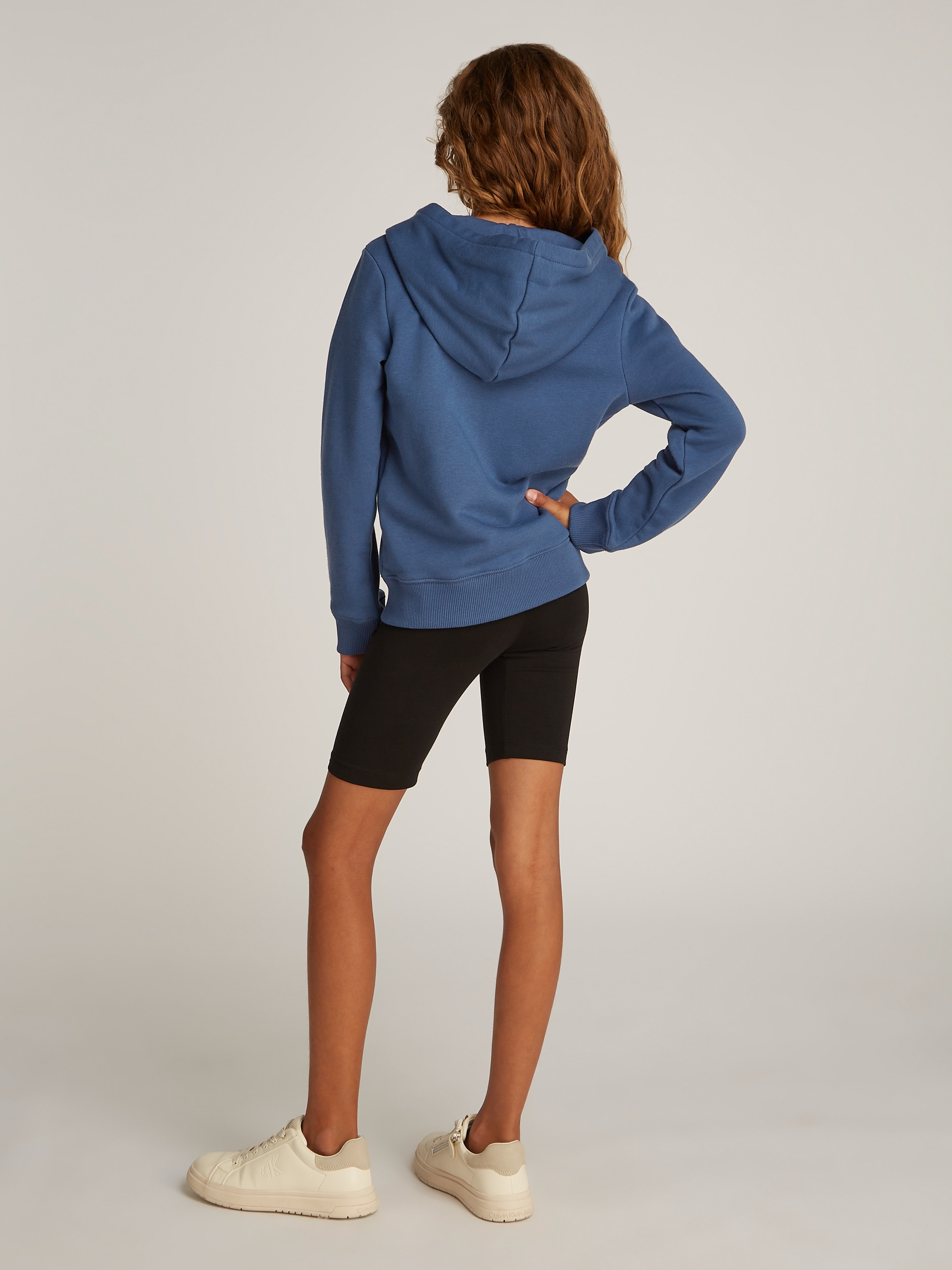 Calvin Klein Jeans Kapuzensweatjacke »MINI BADGE ZIP-THROUGH«, mit Logo-Badge