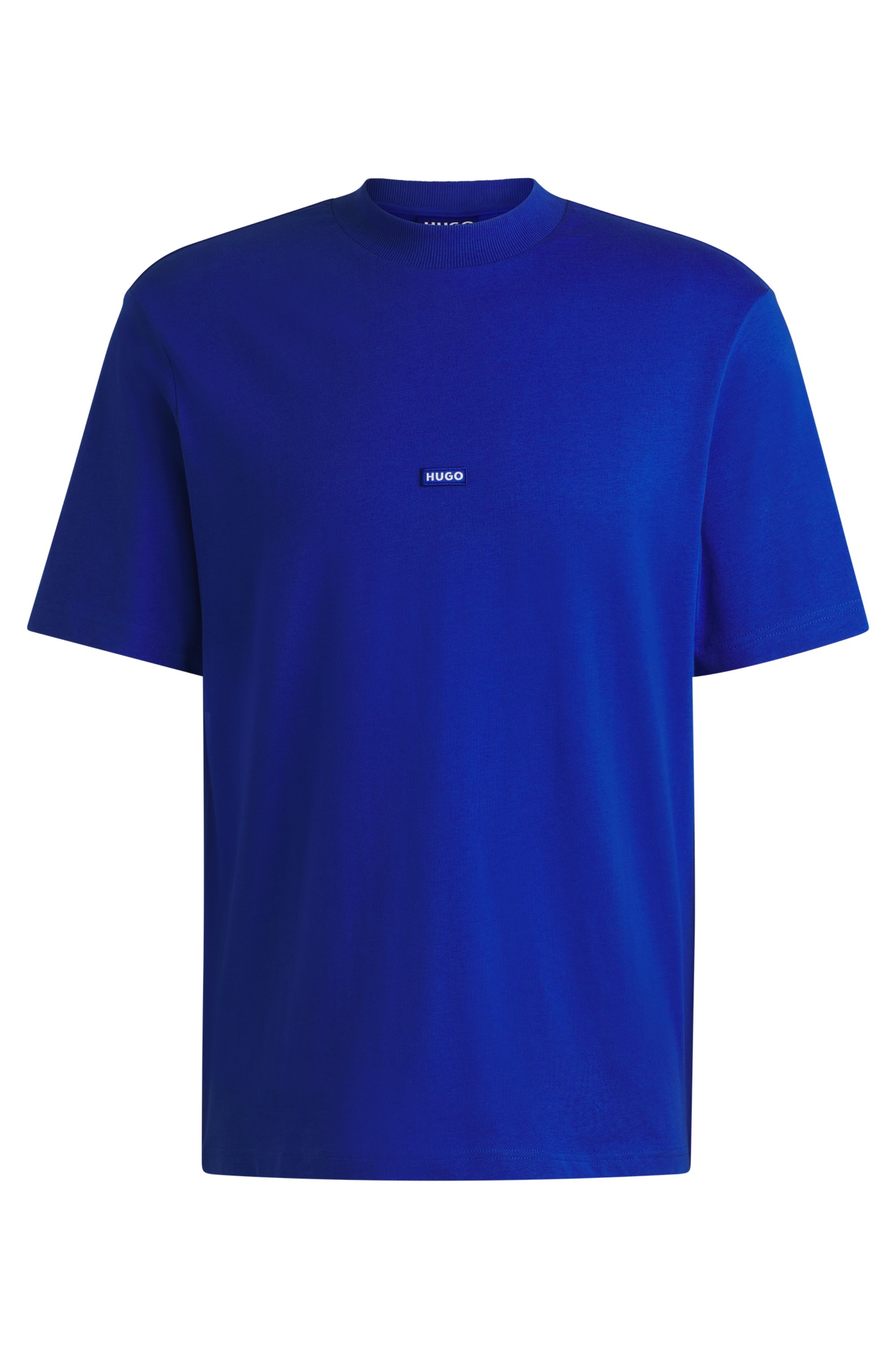 HUGO Blue T-Shirt »Nieros«, mit Logo-Patch