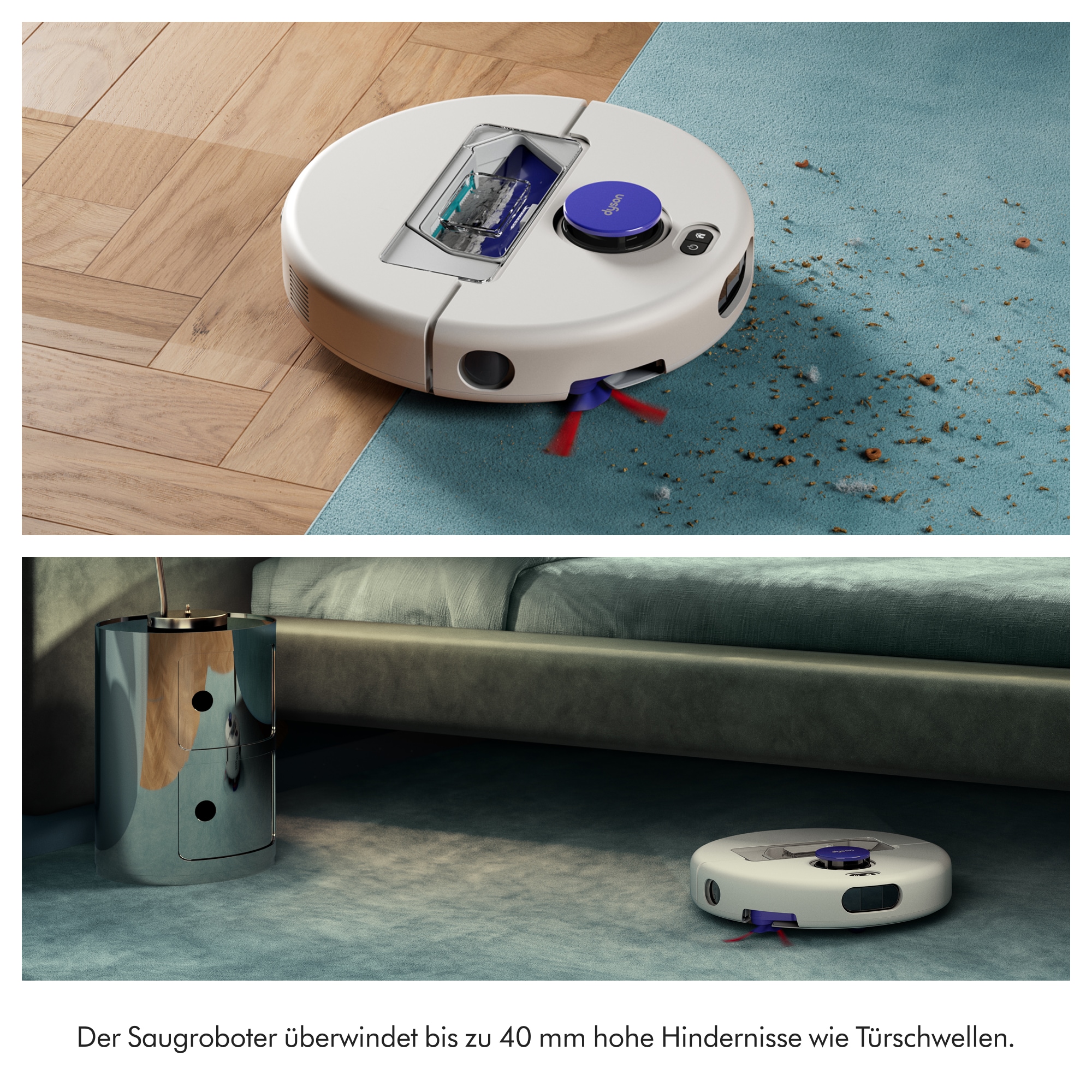 DYSON Saugroboter »Dyson R1 Nurovi™ Dry Saugroboter« 21.000 Pa Saugleistung; Twin-capture™-System; LiDAR-Kartierung