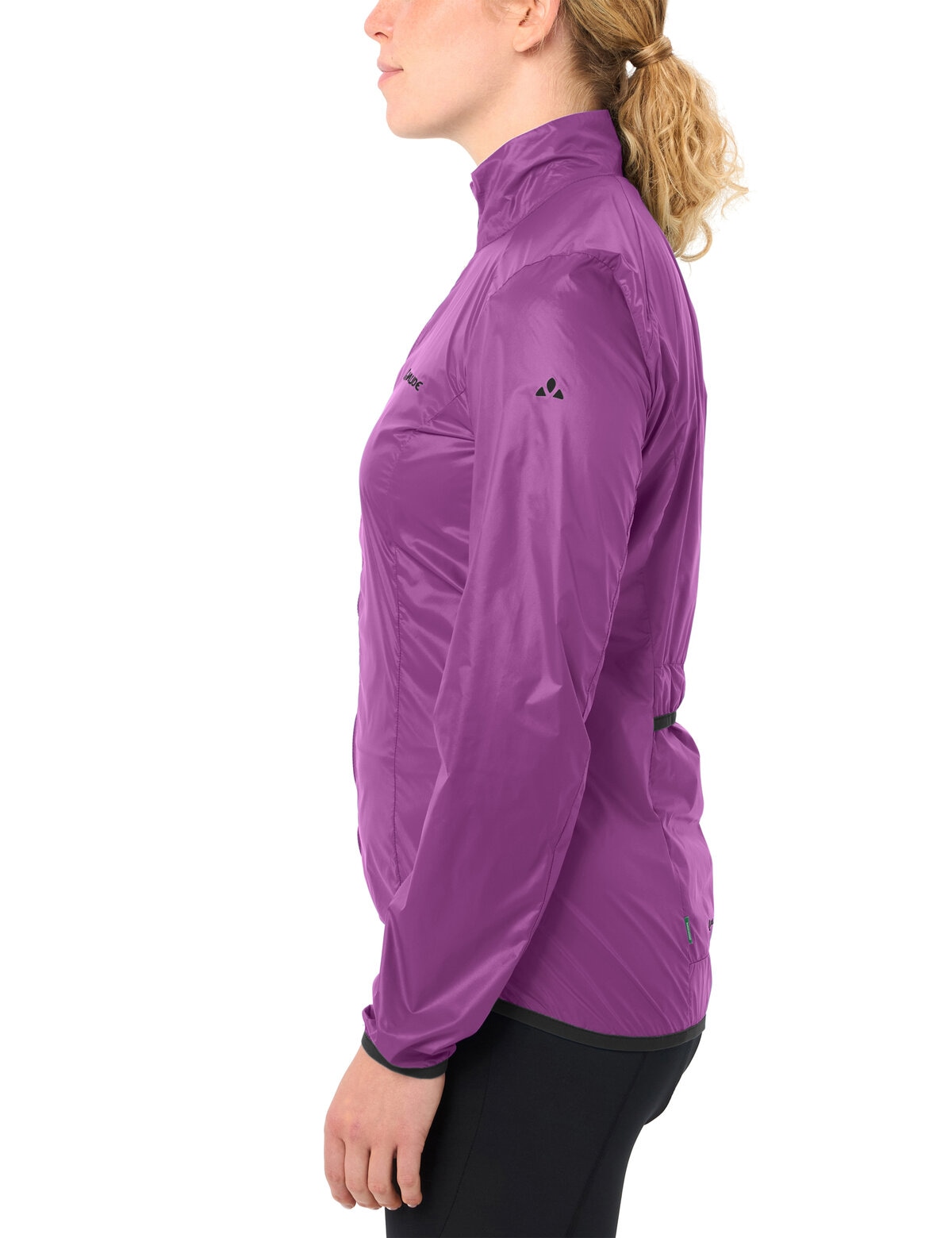 VAUDE Fahrradjacke »Women's Matera Air Jacket« ohne Kapuze mit hochschließendem Kragen, winddicht und wasserabweisend, Slim Fit