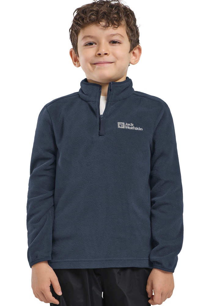 Jack Wolfskin Stehkragenpullover »TAUNUS HALFZIP K«, einfache Temperaturregulierung