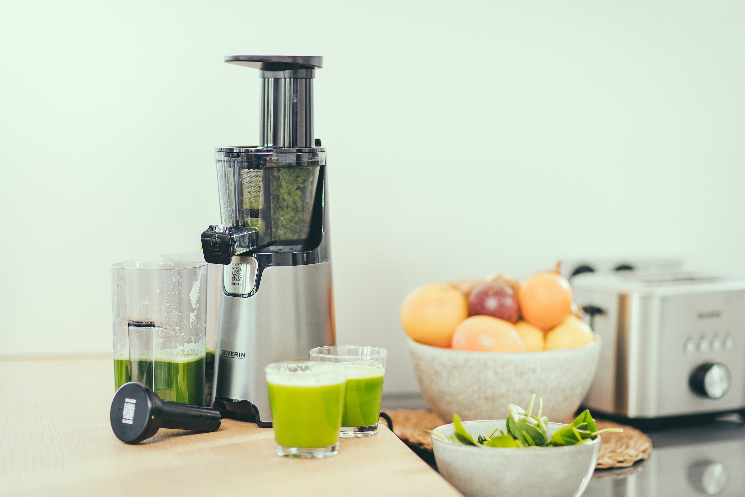 Severin Slow Juicer »ES 3571« 150 W für Säfte, Sorbets, Marmelade uvm., mit Easy-Clean Konzept