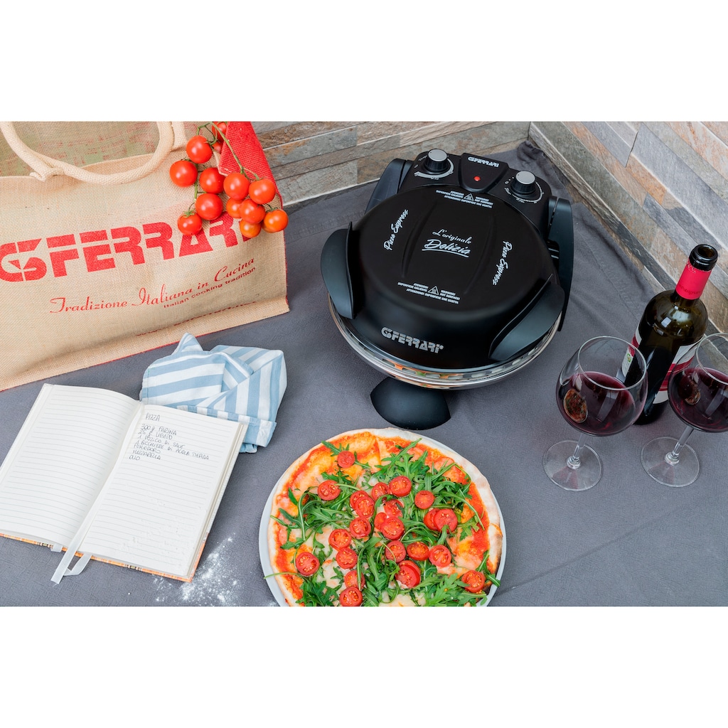 G3Ferrari Pizzaofen »Delizia G1000610 schwarz«