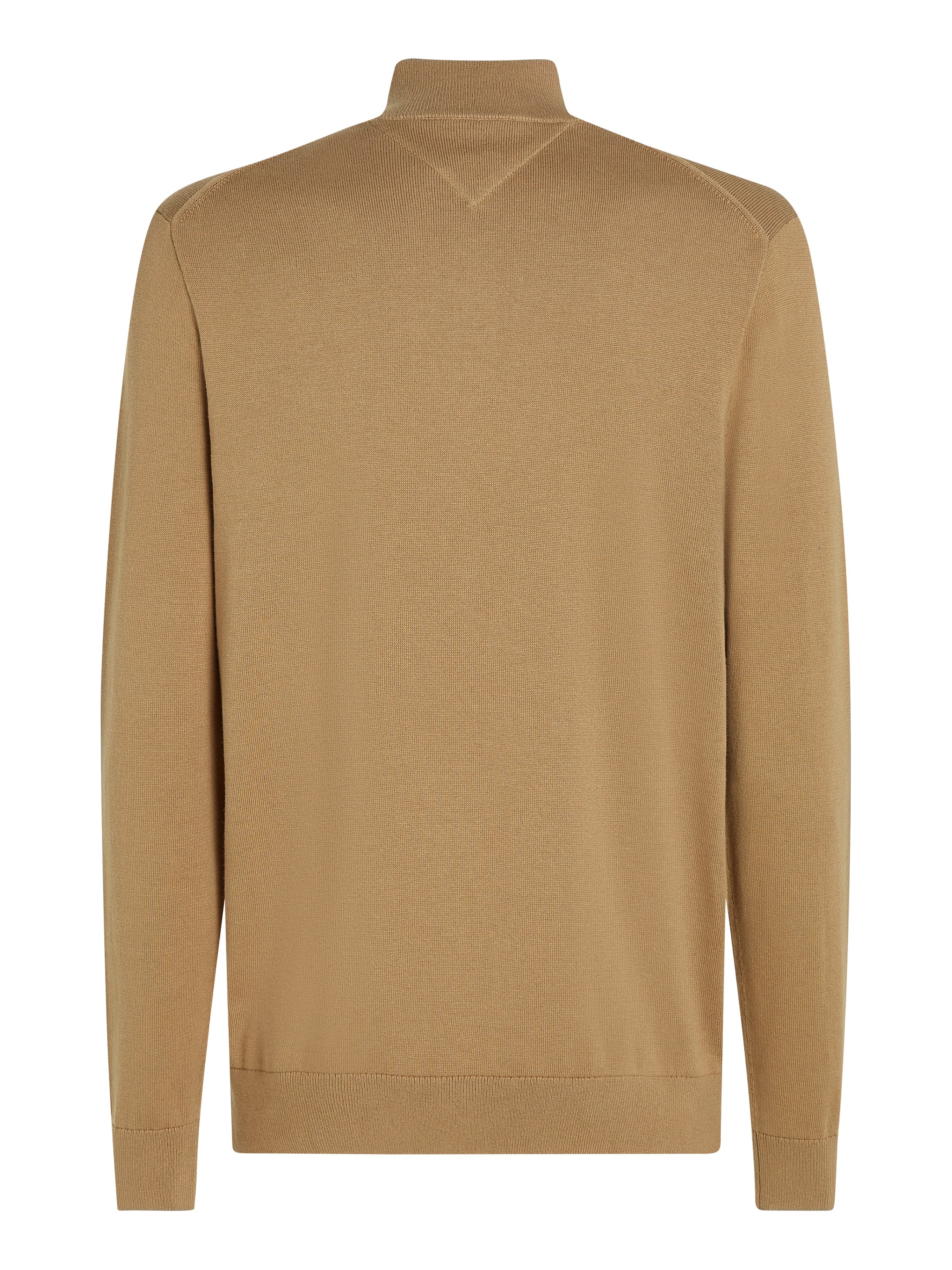 Tommy Hilfiger Strickjacke »ESSENTIAL COTTON ZIP THRU«, mit Logostickerei