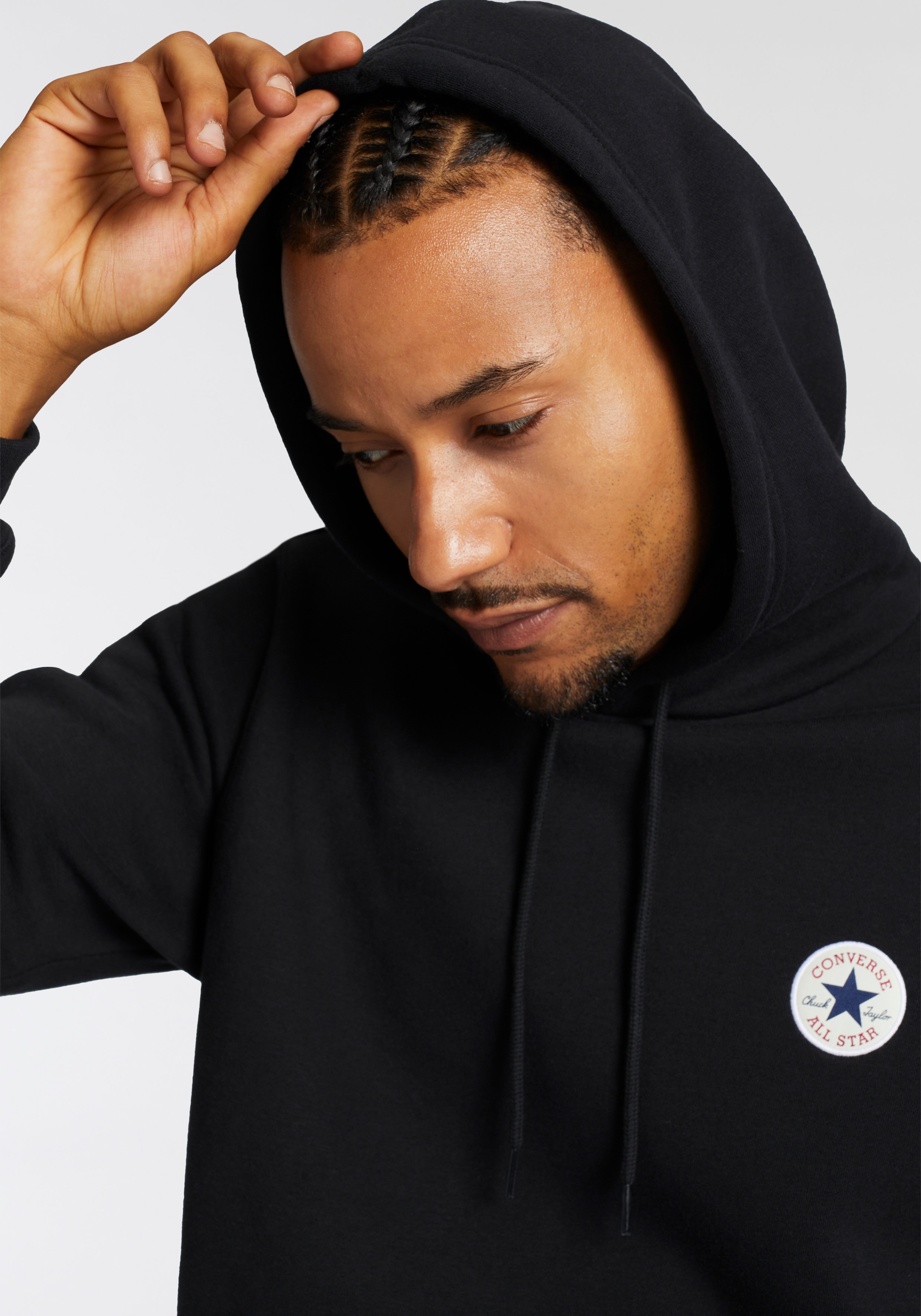 Converse Kapuzensweatshirt »CONVERSE GO-TO CHUCK TAYLOR PATCH HOODIE«, (1 tlg.)