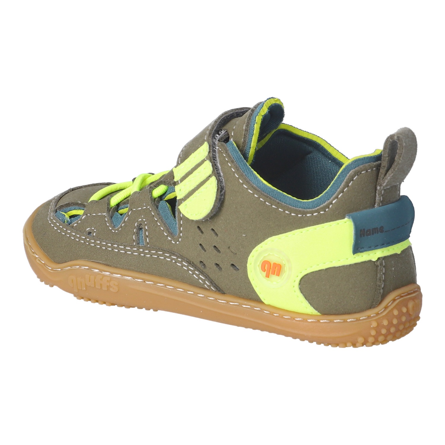 qnuffs Barfußschuh »Lerche«  Sneaker, Halbschuh, Sneaker mit Namenschild an der Ferse