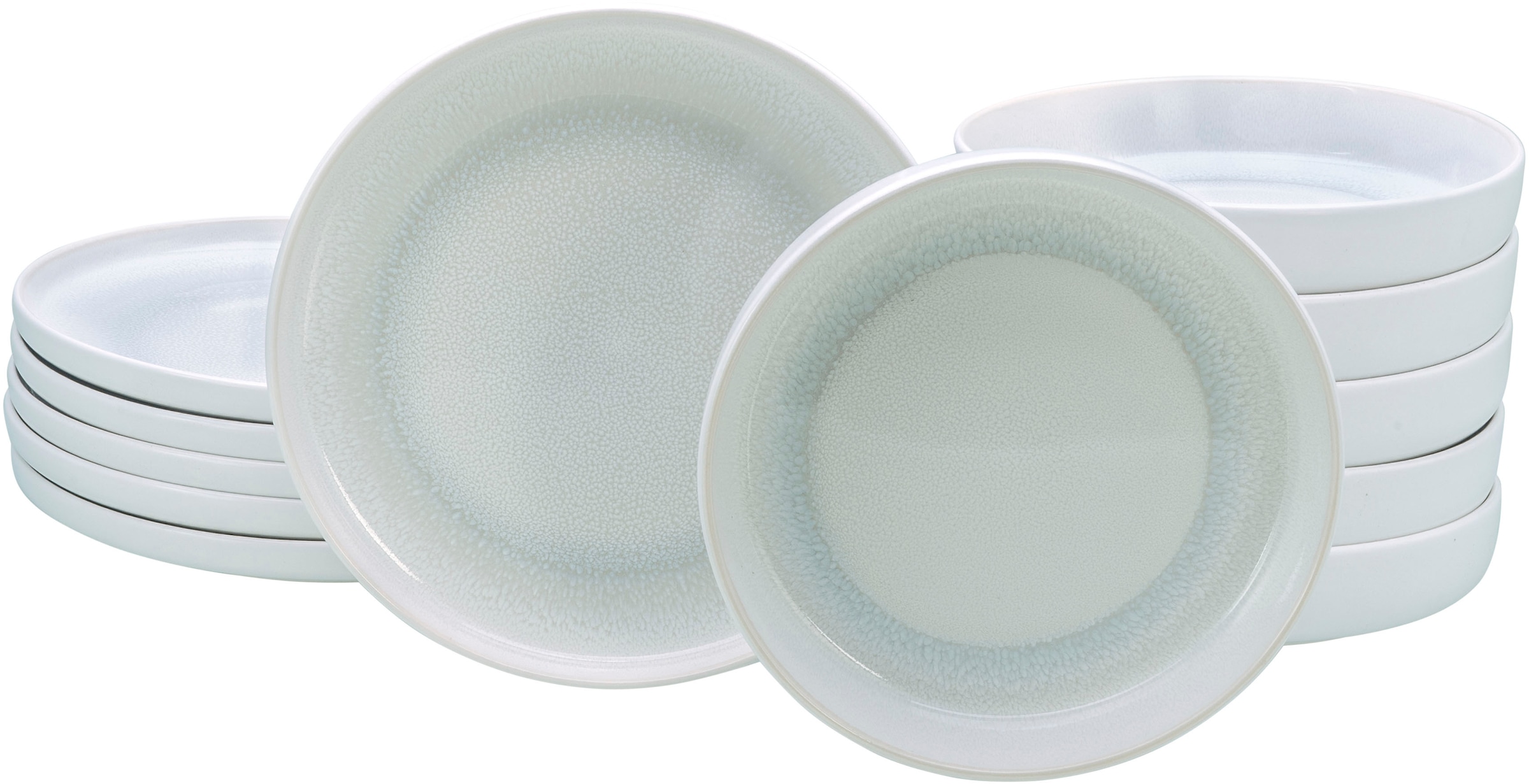 OTTO home Tafelservice »modernes Geschirr-Set, Service Lykk« hohe Haltbarkeit, spülmaschinen- & mikrowellengeeignet, Reaktivglasur