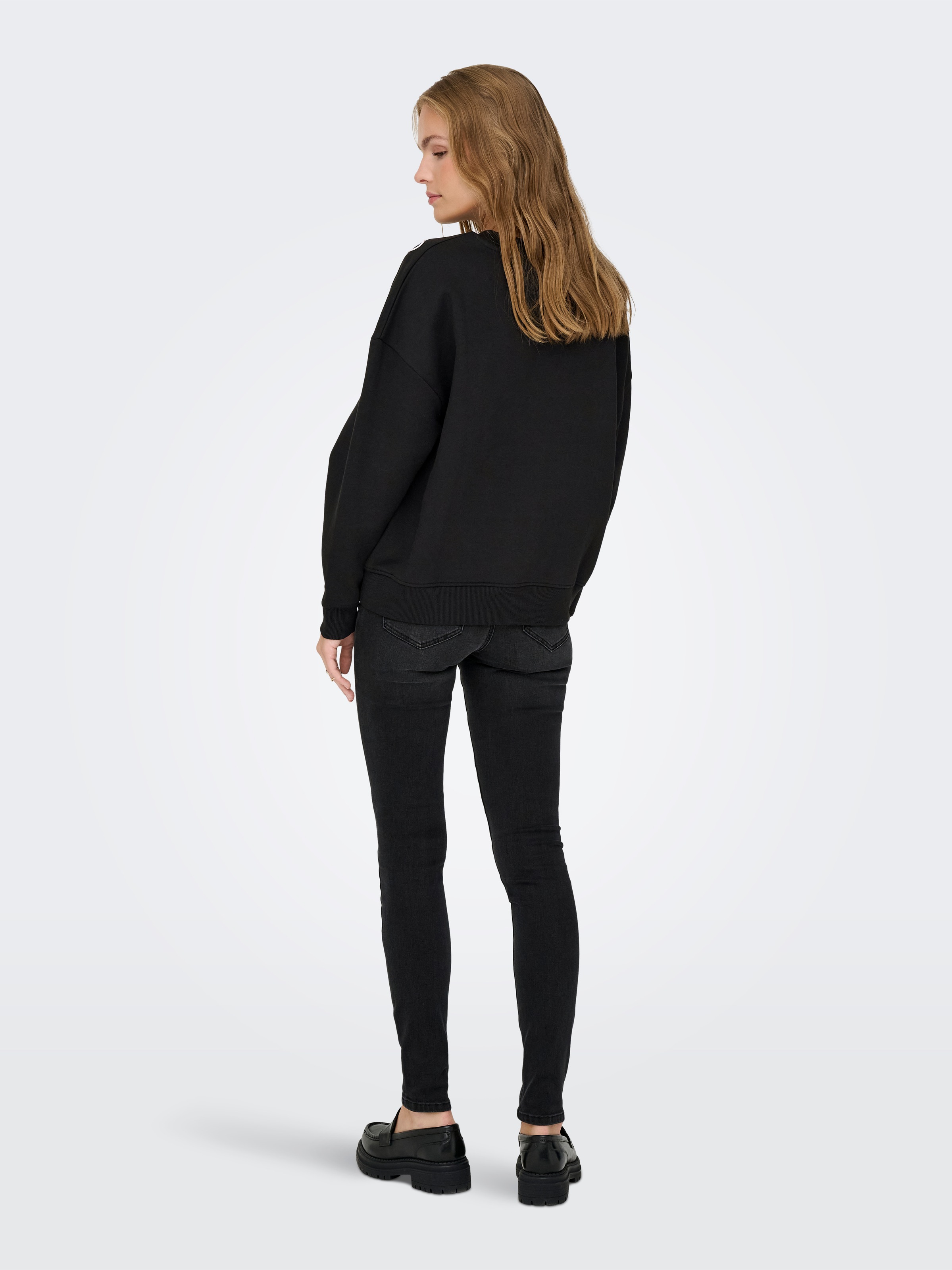JDY Sweatshirt »JDYCANOA L/S EMB SWEAT JRS NOOS«