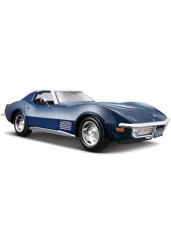 Maisto® Sammlerauto »Chevrolet Corvette '70, 1:24, blau«, 1:24, aus Metallspritzguss kaufen