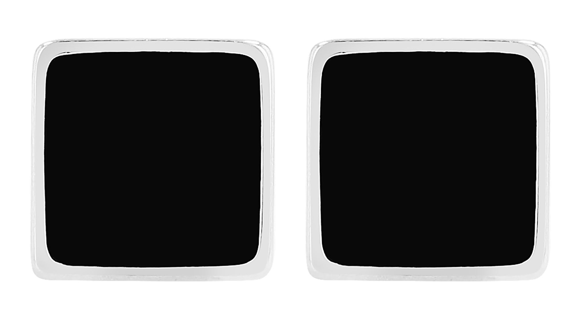 Adelia´s Paar Ohrstecker »Damen Ohrringe ¿ Ohrstecker aus 925 Silber mit Emaille«