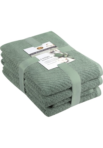 Handtuch Set »Franca«, (6 St., 2 Badetücher 70x140 cm-2 Gästetücher 30x50 cm-2...