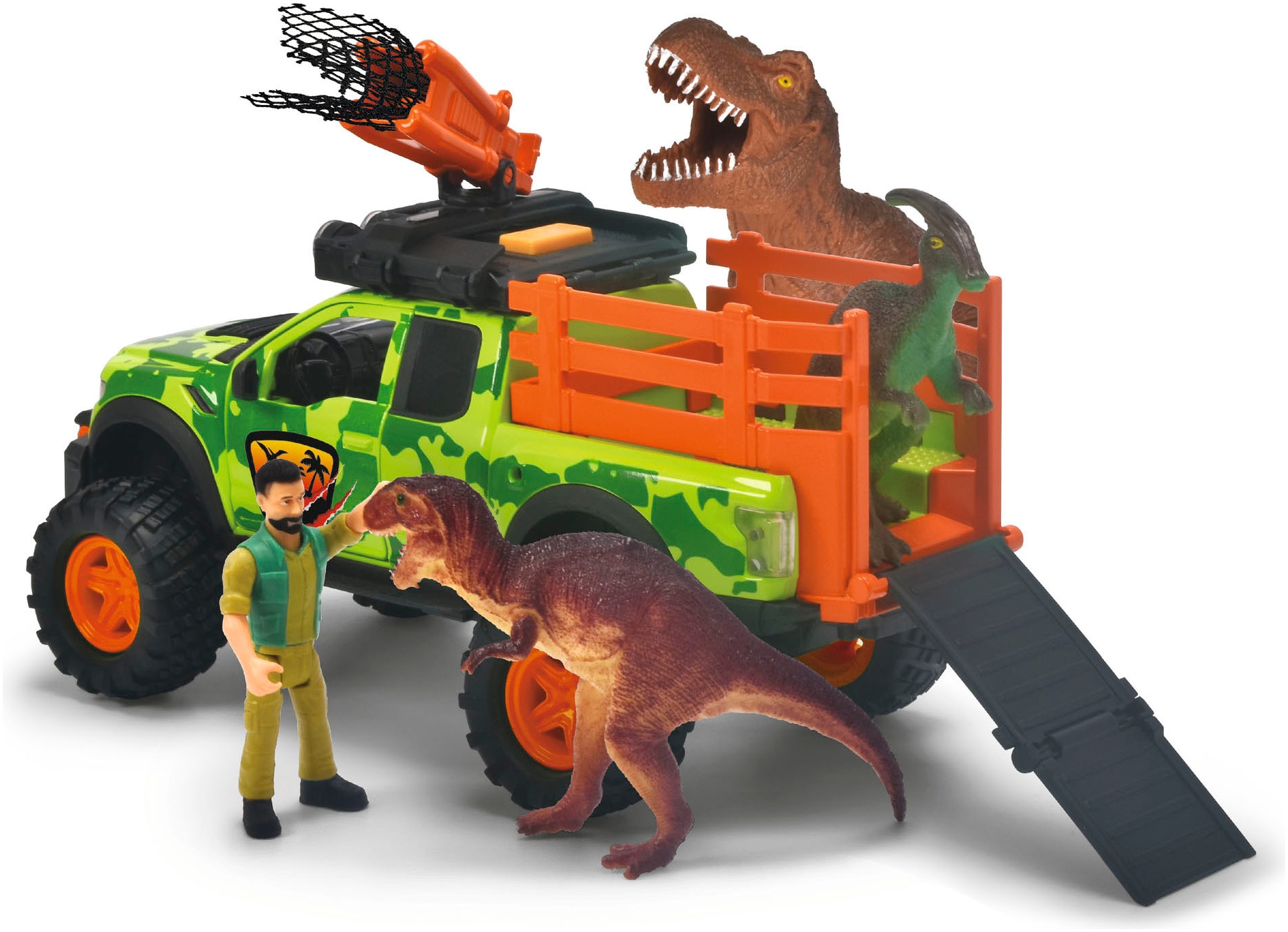 Dickie Toys Spielfigur »Spielset - Dino Hunter«, mit Licht und Sound