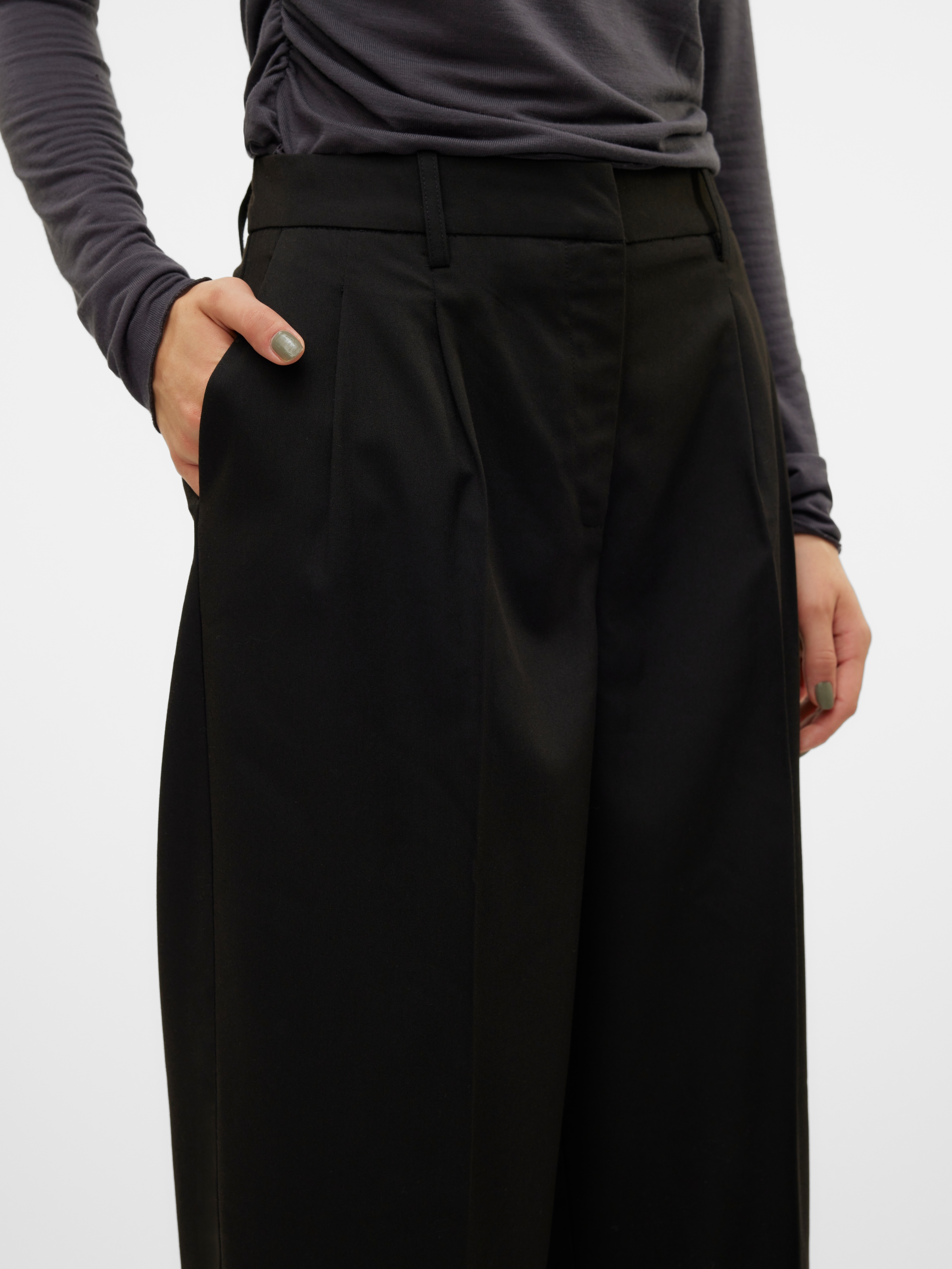 Vero Moda Anzughose »VMNILA MW LOOSE DAD PANT NOOS«