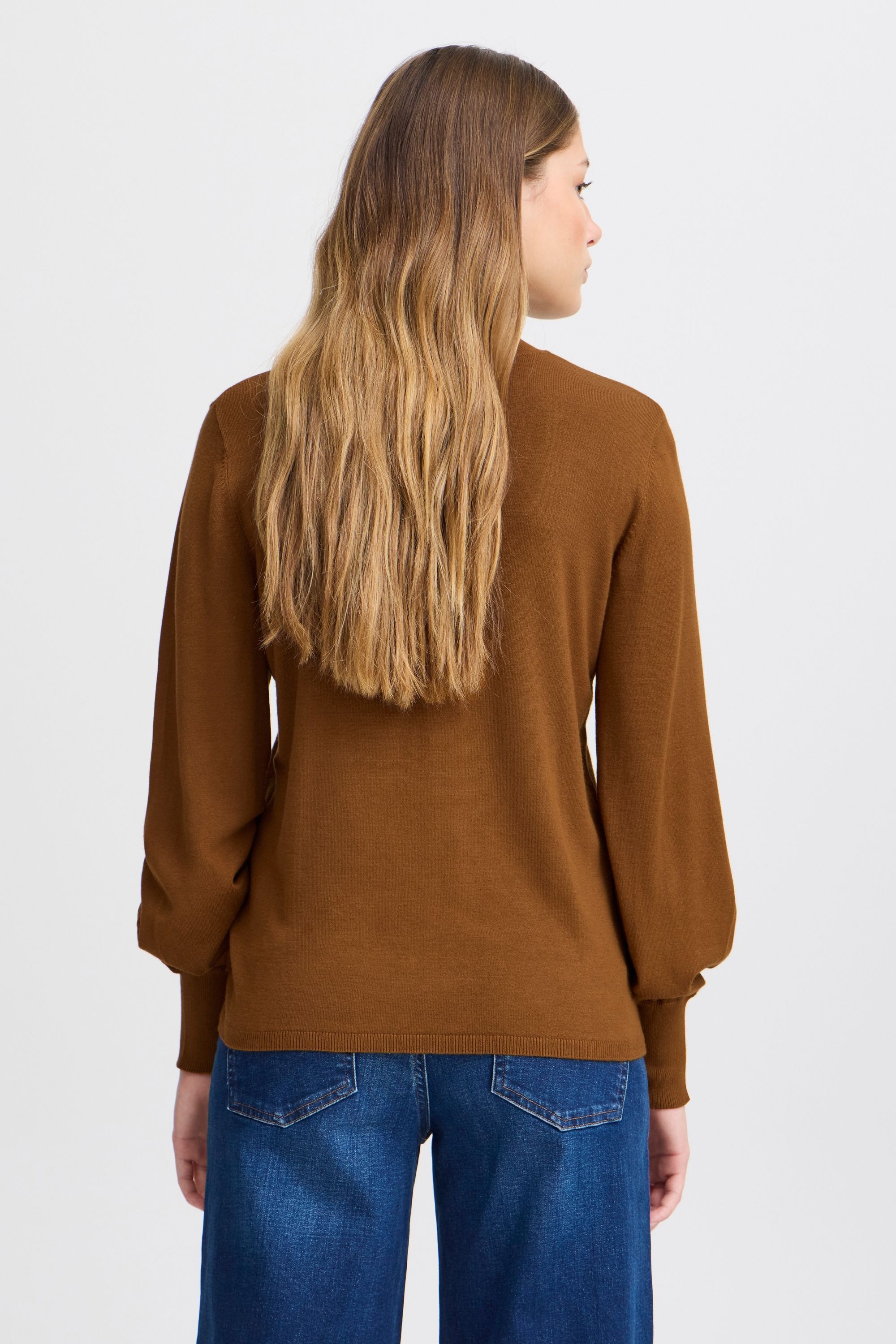 Ichi Strickfleece-Pullover »Strickpullover IHMAFA TURTLE LS«