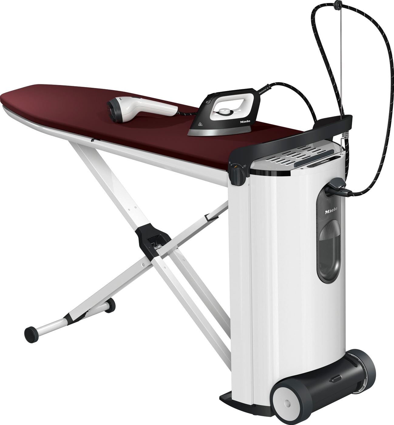 Miele Bügelsystem »FashionMaster« 2200 W mit Wabensohle & zusätzlichem Steamer für beste Bügelergebnisse in grau