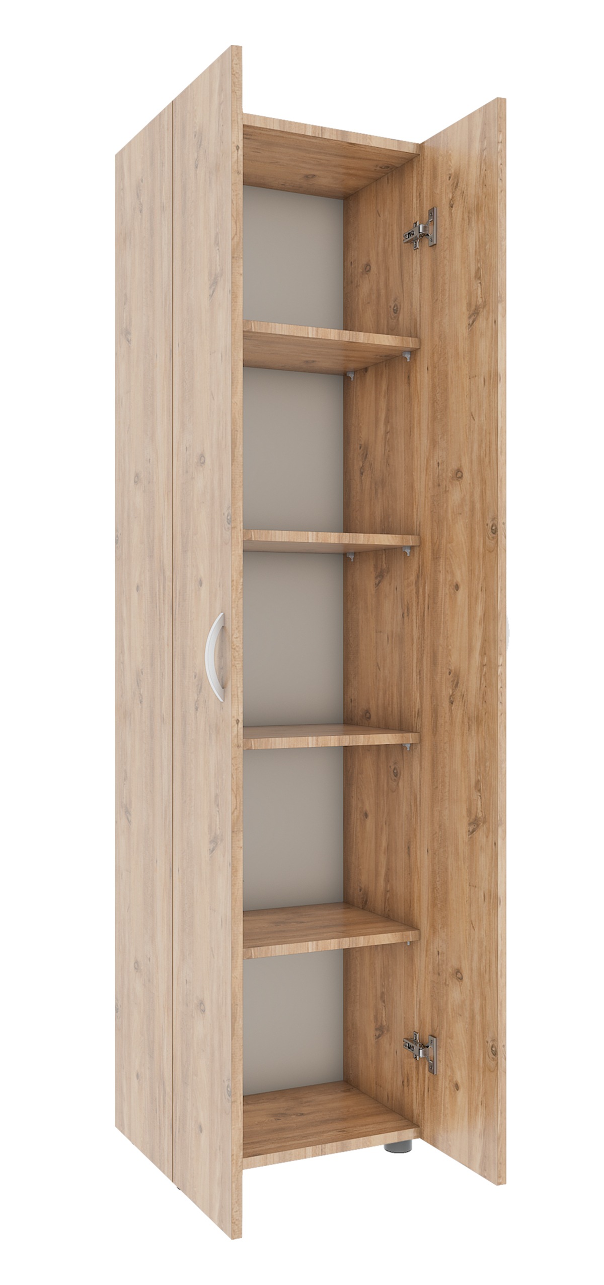 VCM Aktenschrank »VCM Büroschrank mit 5 Fächern | moderner Aktenschrank mit Drehtüren | Maße ca. H. 178 x B. 49 x T. 34 cm ¿ Ulas 5-Fach« 1 Stk. tlg.