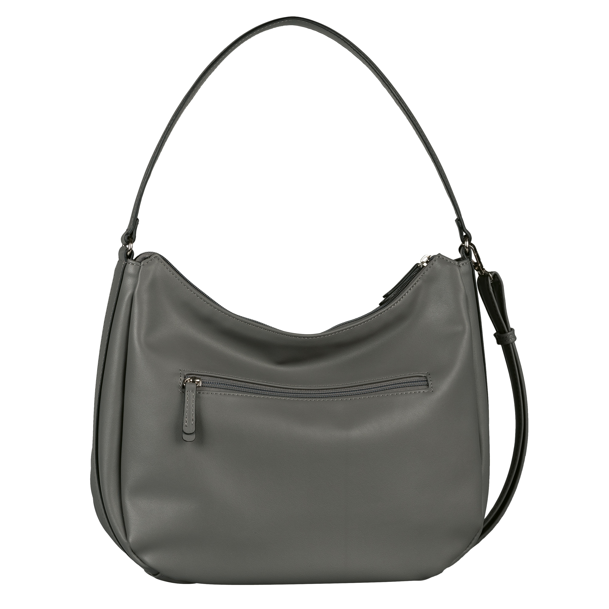 TOM TAILOR Hobo »Lorella«, aus weichem Suede-Imitat mit fein genarbtem Lederimitat besetzt