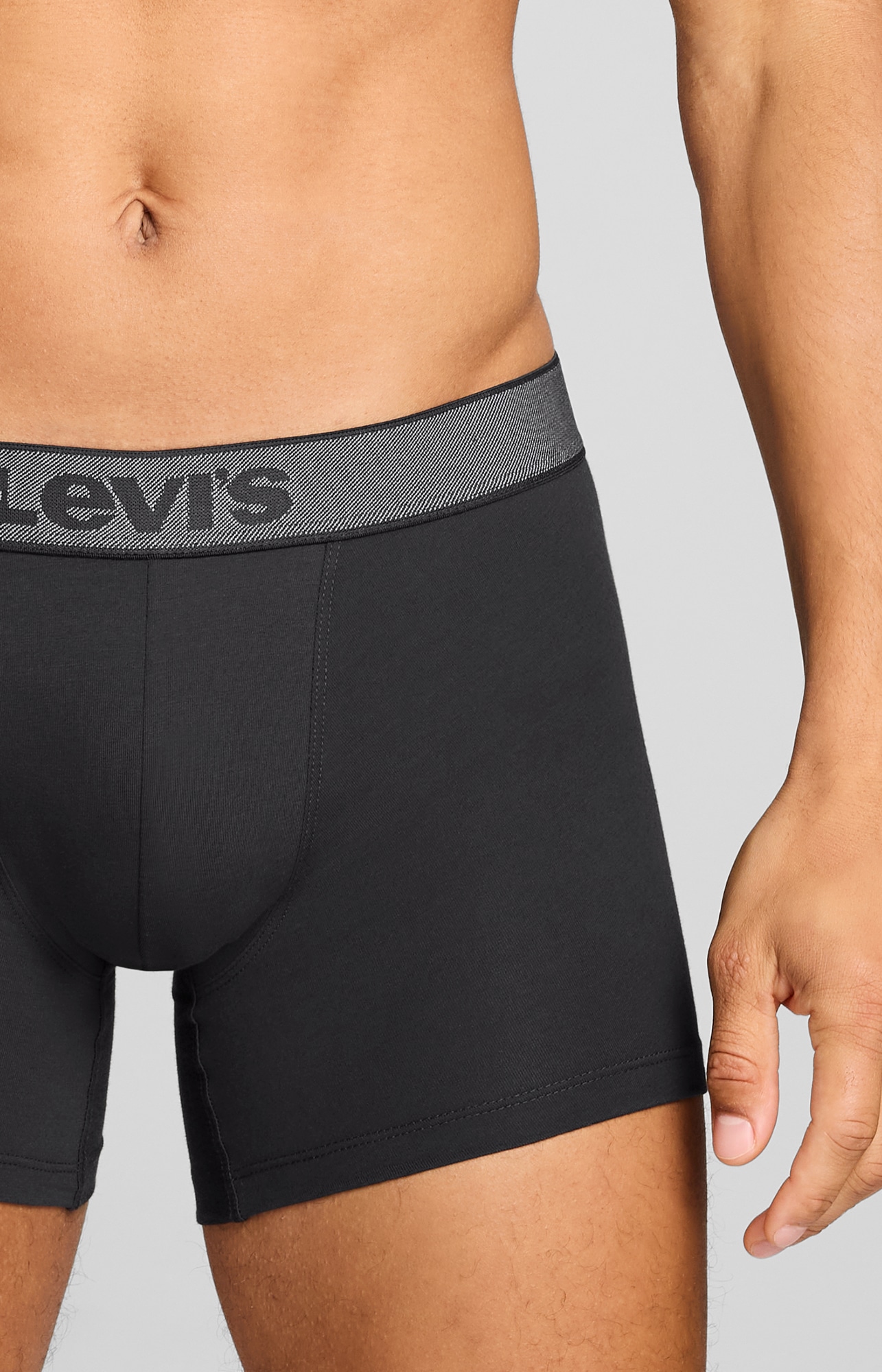 Levi's® Boxershorts »LEVIS MEN TWILL WB BOXER BRIEF 2P« 2er Pack,  ohne Eingriff, Stretchbund