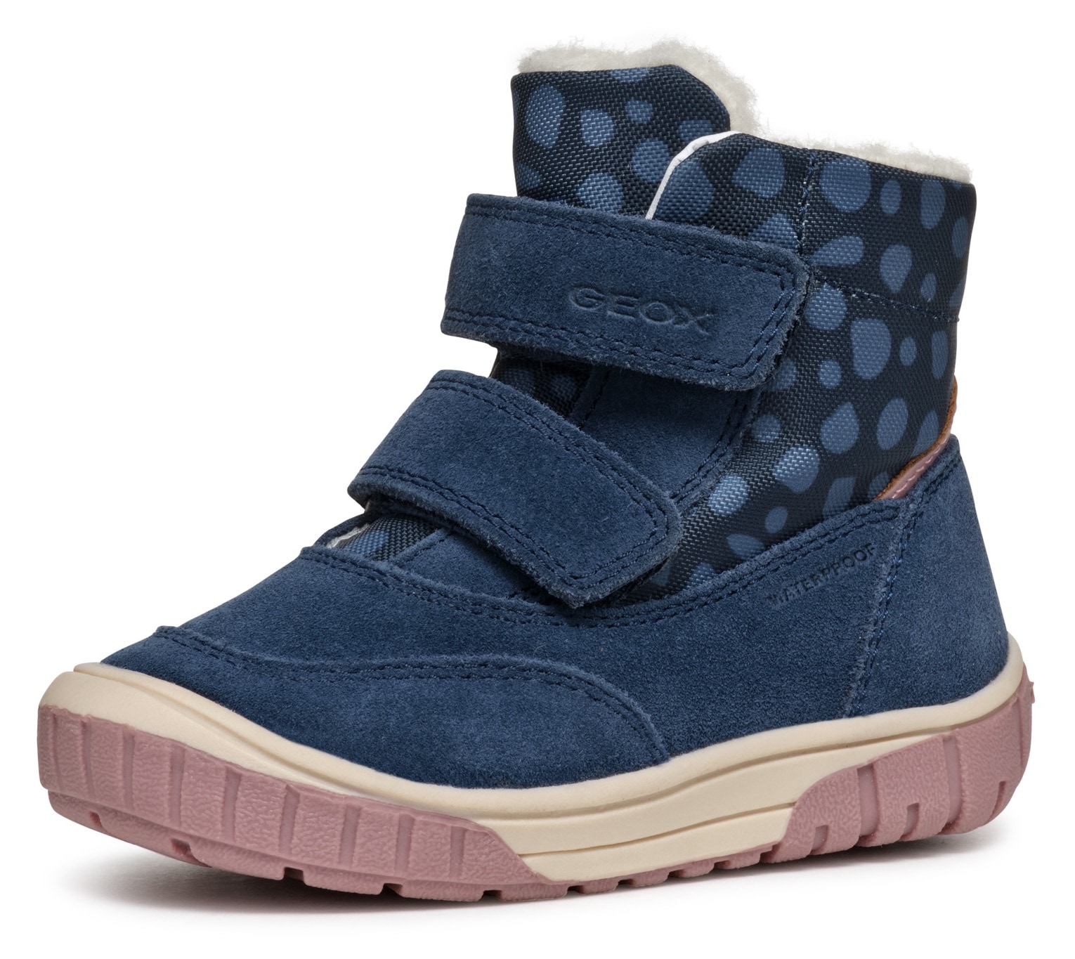 Winterboots »B OMAR GIRL WPF«, Klettstiefel, Babystiefel Winterstiefel mit schönem Muster