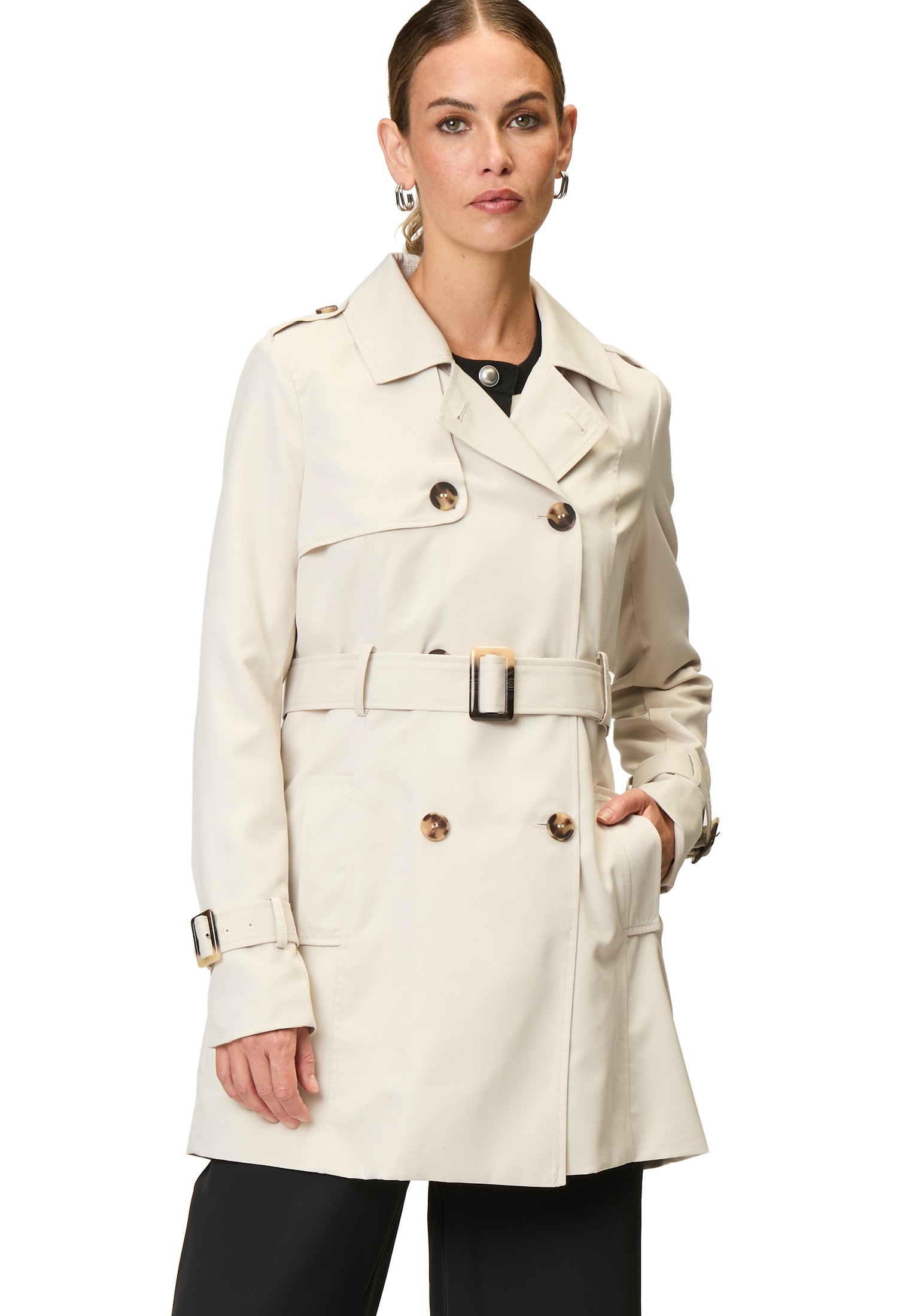 Zero Trenchcoat »Trenchcoat mit Bindegürtel«