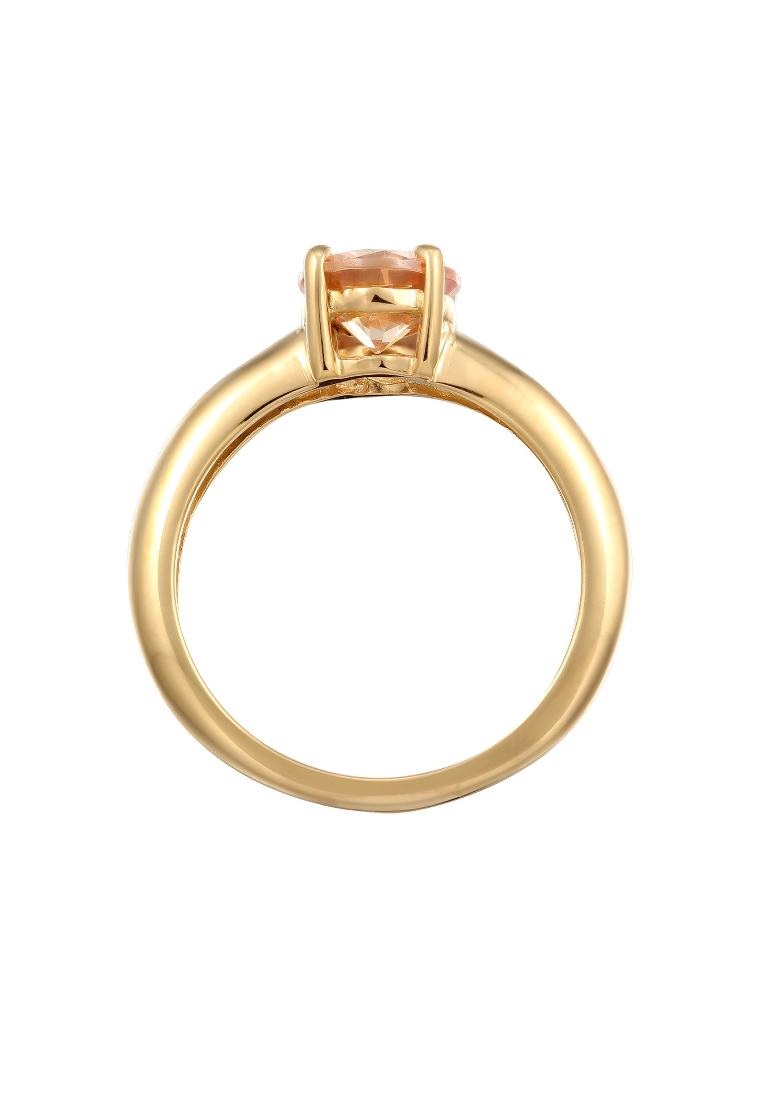 Elli Silberring »Ring Solitär Klassisch Zirkonia Verlobung 925 Silber«