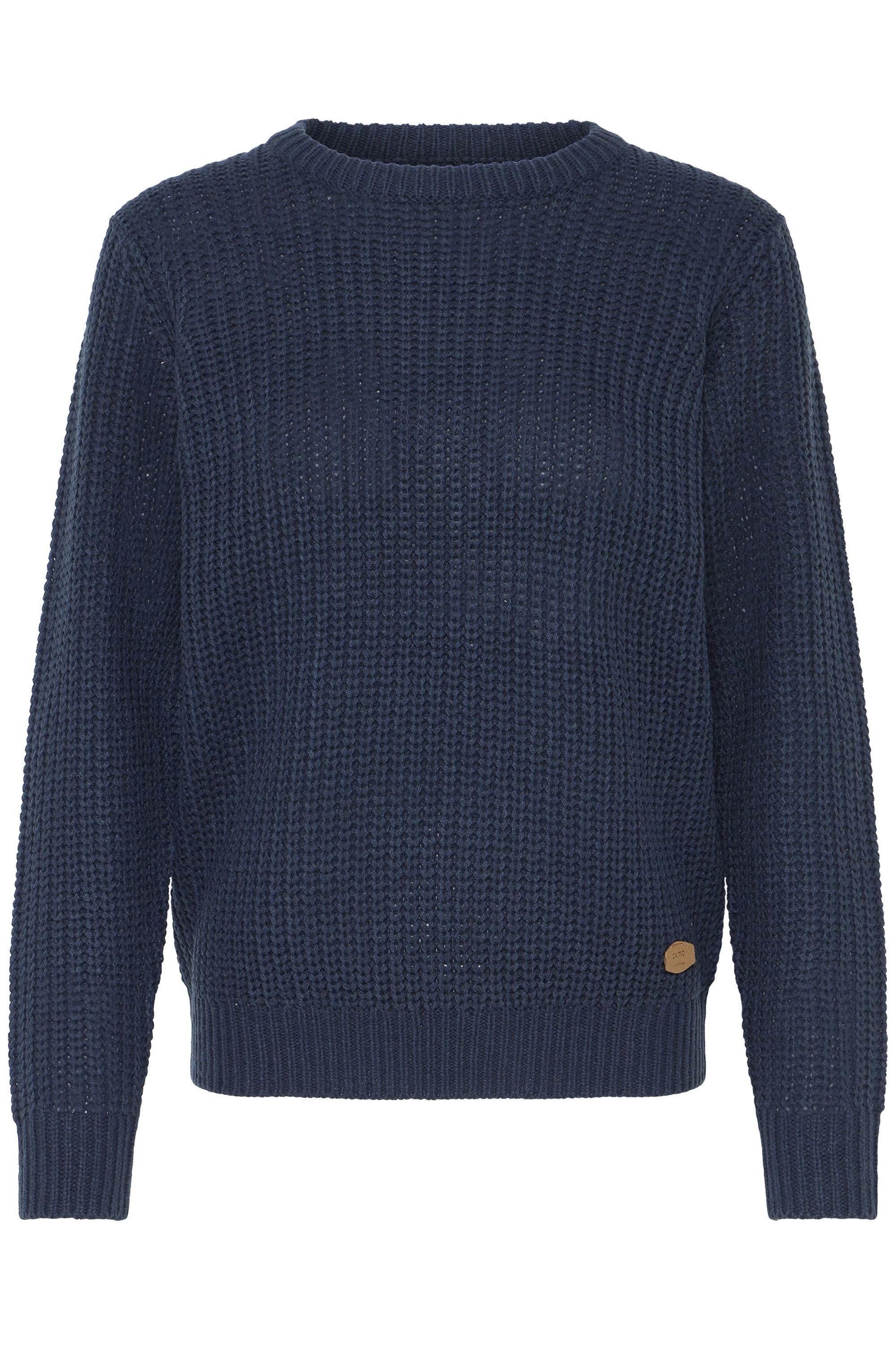 OXMO Strickfleece-Pullover »Strickpullover OXEdna«