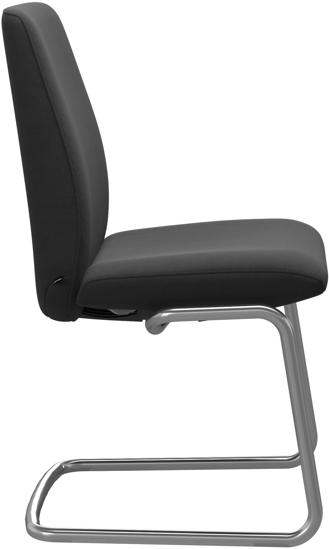 Stressless® Polsterstuhl »Laurel«, Microfaser DINAMICA, Low Back, Größe L, mit Beinen aus Stahl in Chrom glänzend