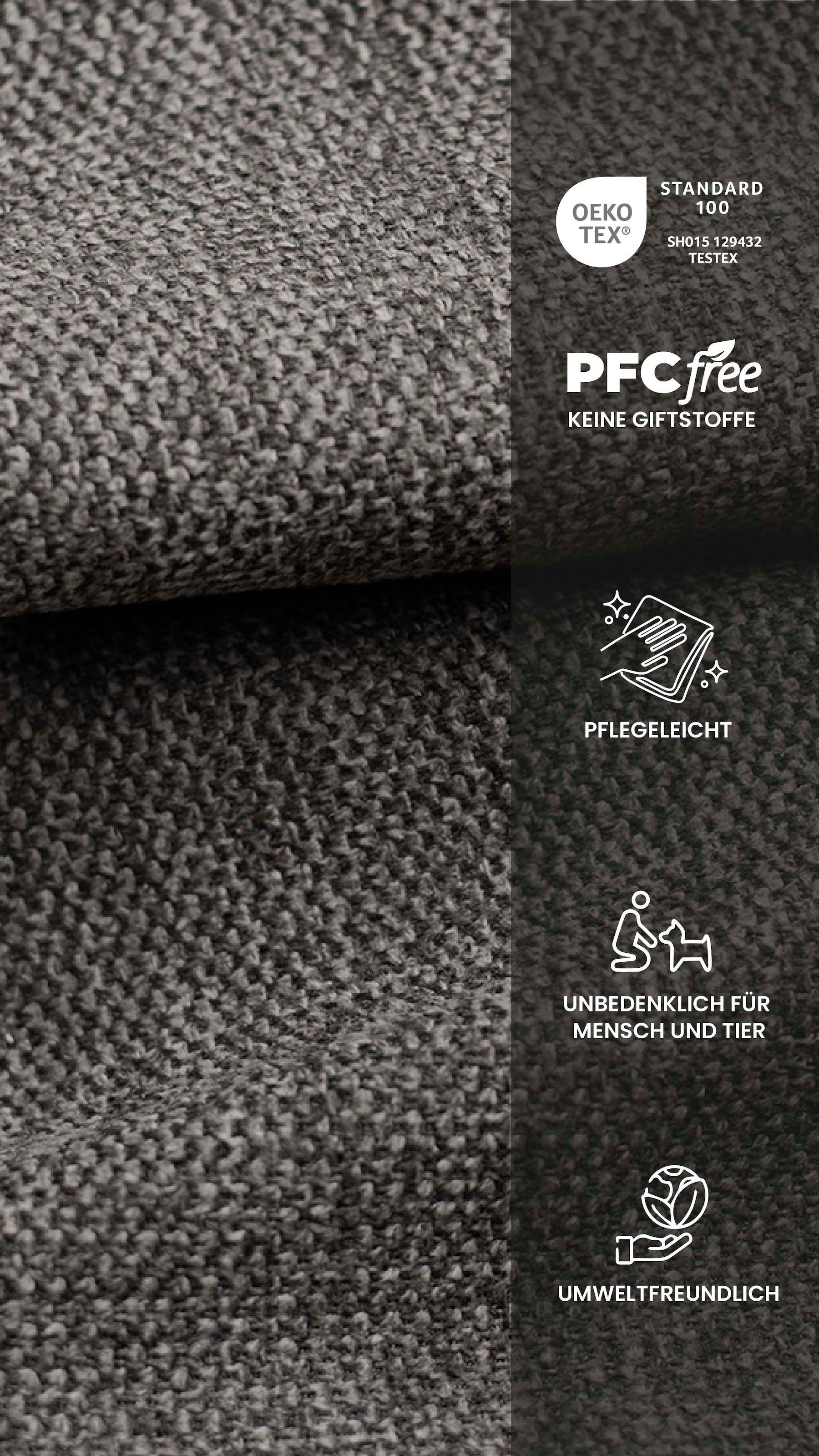 HELA Freischwinger »RIGA« (Set) 2 Stk.Freischwinger,Vierkantrohrgestell,mit Griff,Stoffkombination