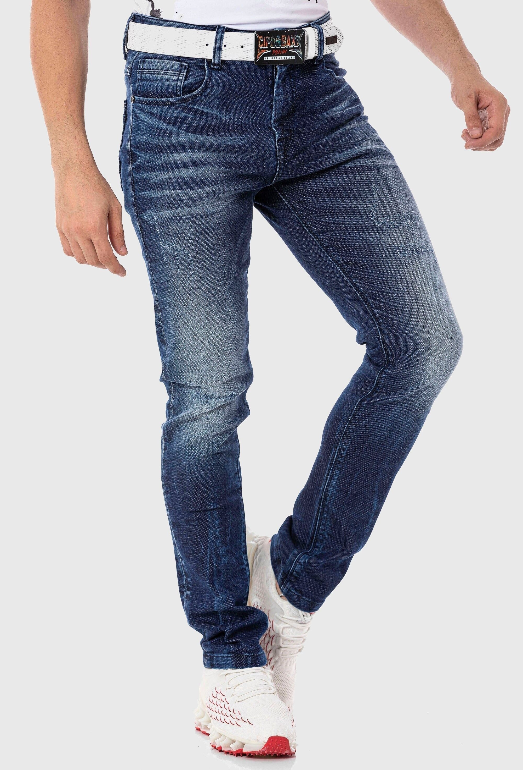 Cipo & Baxx 5-Pocket-Jeans »Cipo & Baxx Hose« mit moderner Waschung