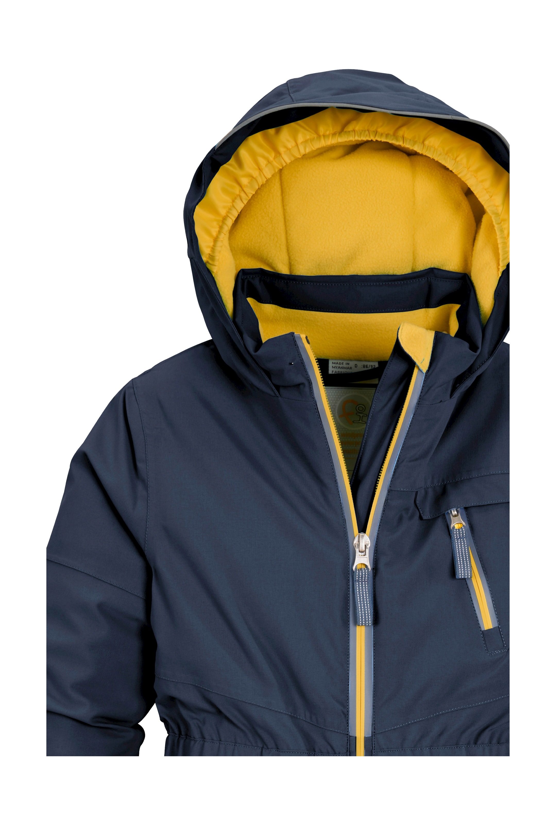 Tuta Da Sci Bambini First Instinct - Impermeabile 100% Con Cappuccio E Rinforzi Riflettenti - Foto 6