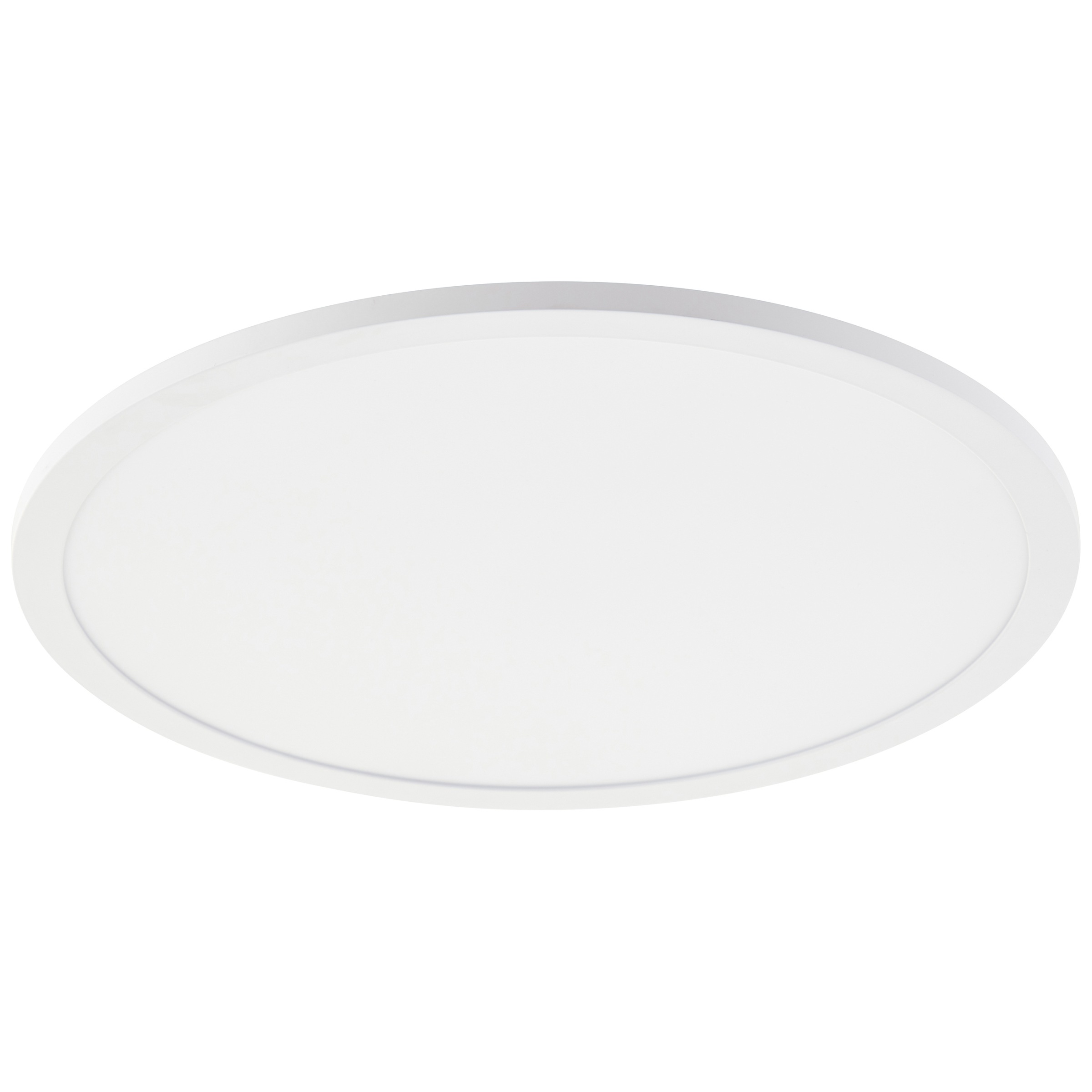 Brilliant LED Deckenleuchte »Briston«, Ø 42 cm, 1800 lm, 3000-6500 K, dimmbar, Fernbedienung, Aluminium, weiß