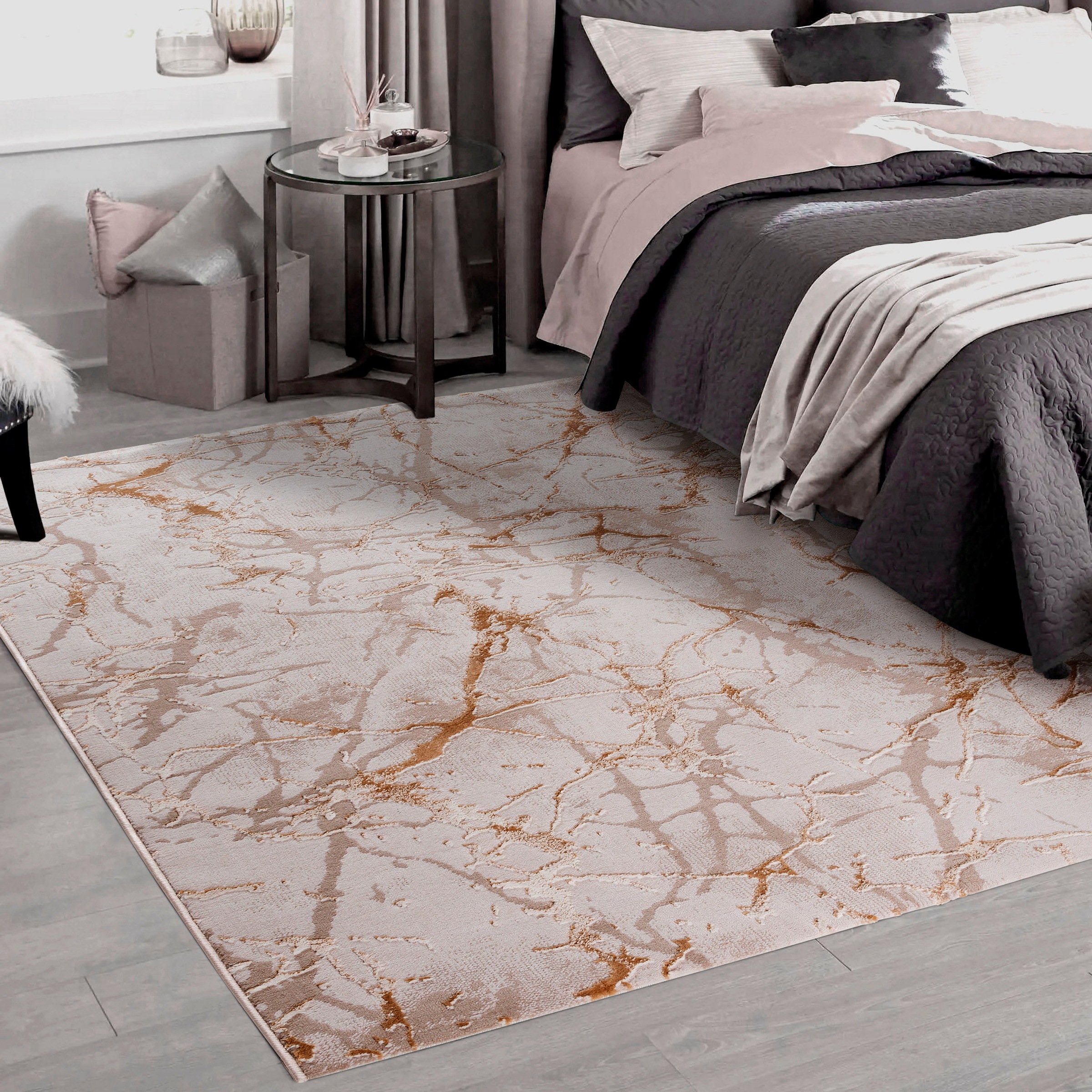 Sehrazat Teppich »Lexa 3000«, rechteckig, 9 mm Höhe, elegantes Vintage Design, prachtvoller 3D-Effekt