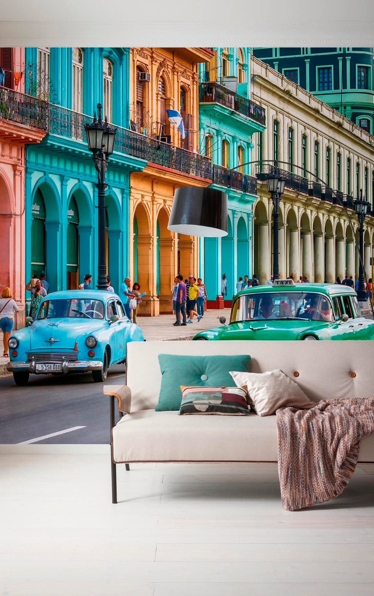 Komar Vliestapete »Digitaldruck Vlies -  Cuba - Größe 300 x 250 cm« bedruckt glatt Wohnzimmer, Schlafzimmer