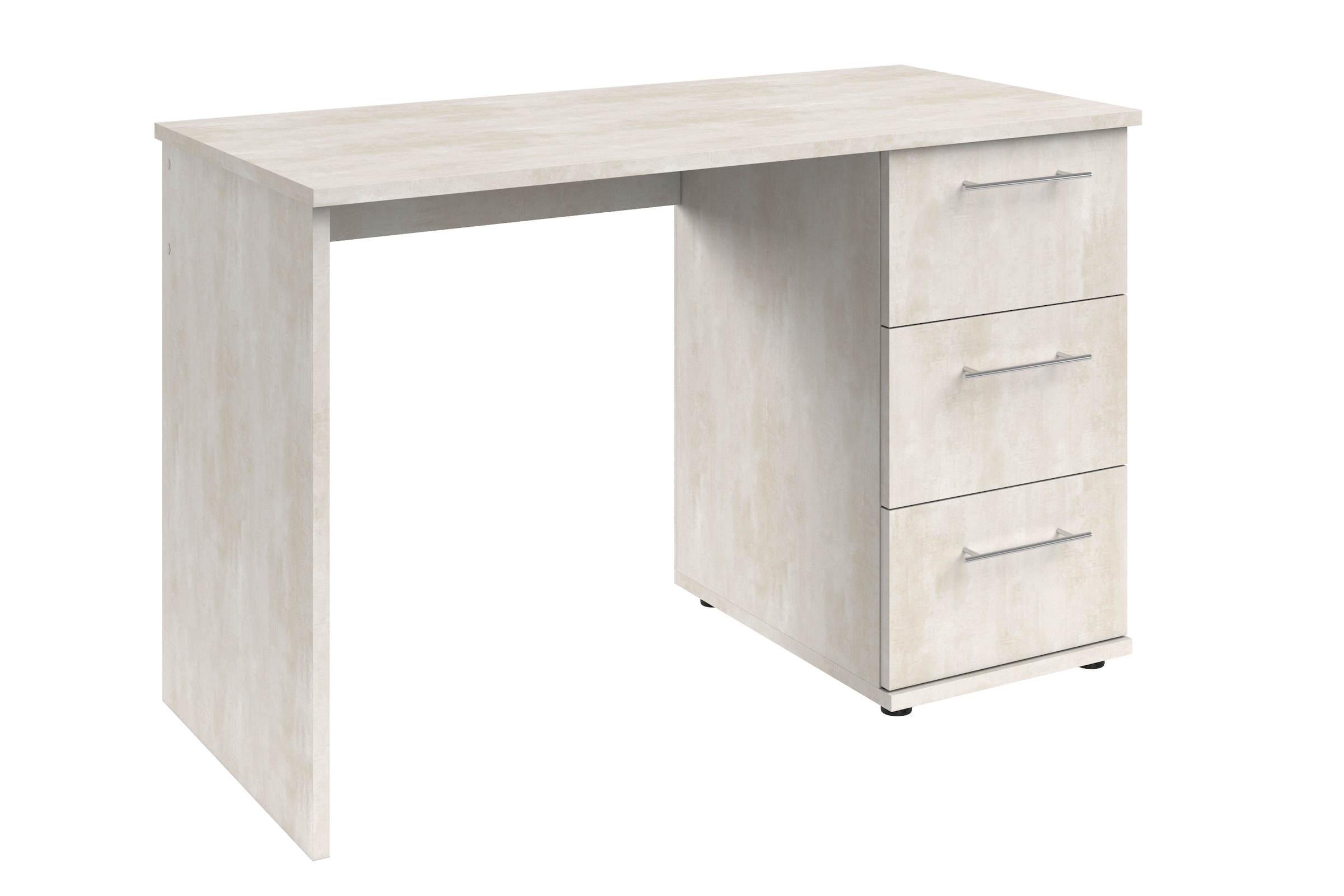 VOGL Möbelfabrik Schreibtisch »Tobi, optional mit Tastaturauszug,«, mit 3 Schubkästen, Breite 115 cm, Made in Germany