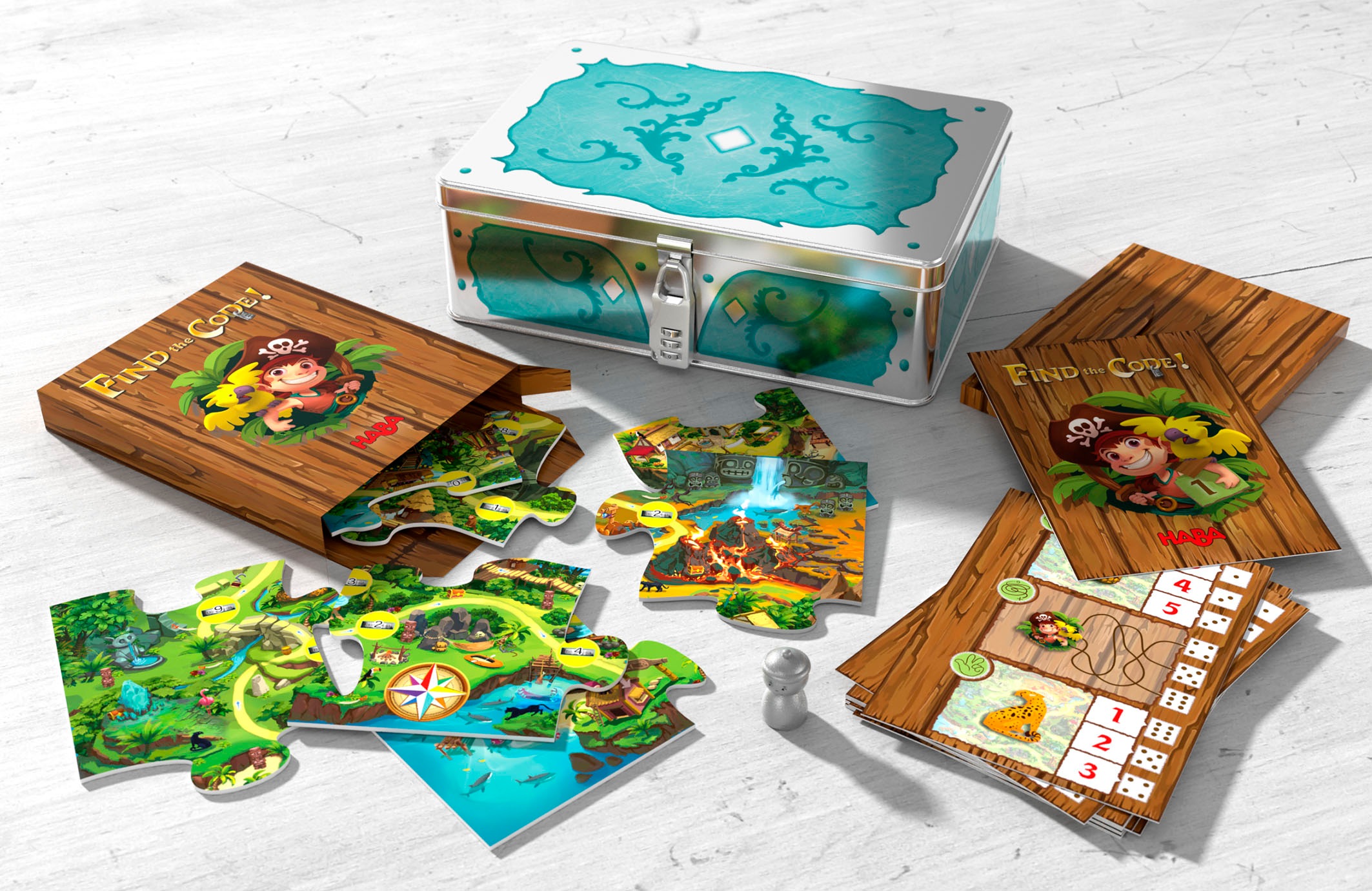 Haba Spiel »Finde the code! Pirateninsel«