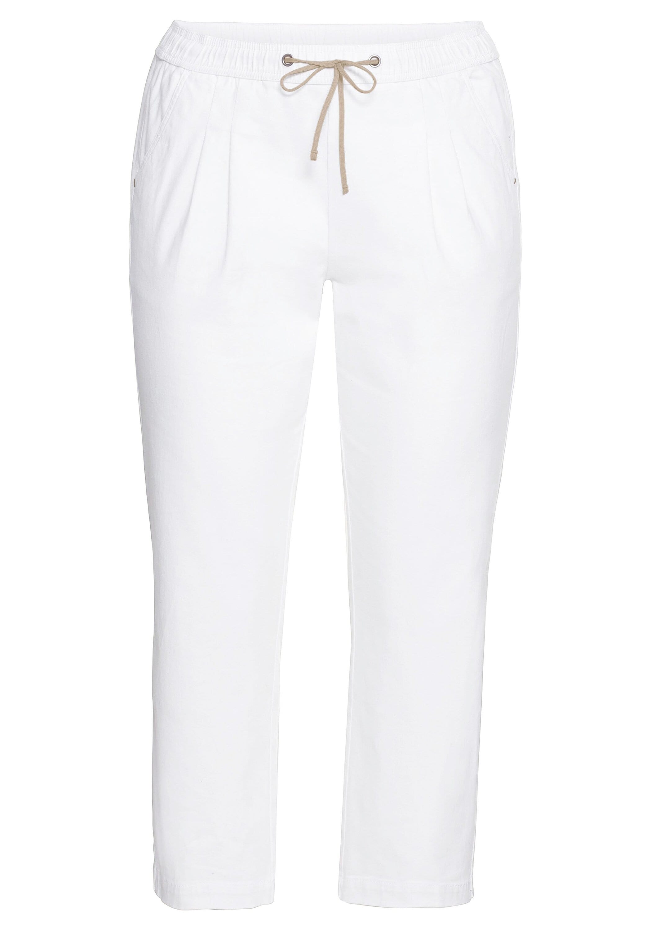 Sheego Stretch-Jeans »Joggpants mit dehnbarem Bund und Bindeband«
