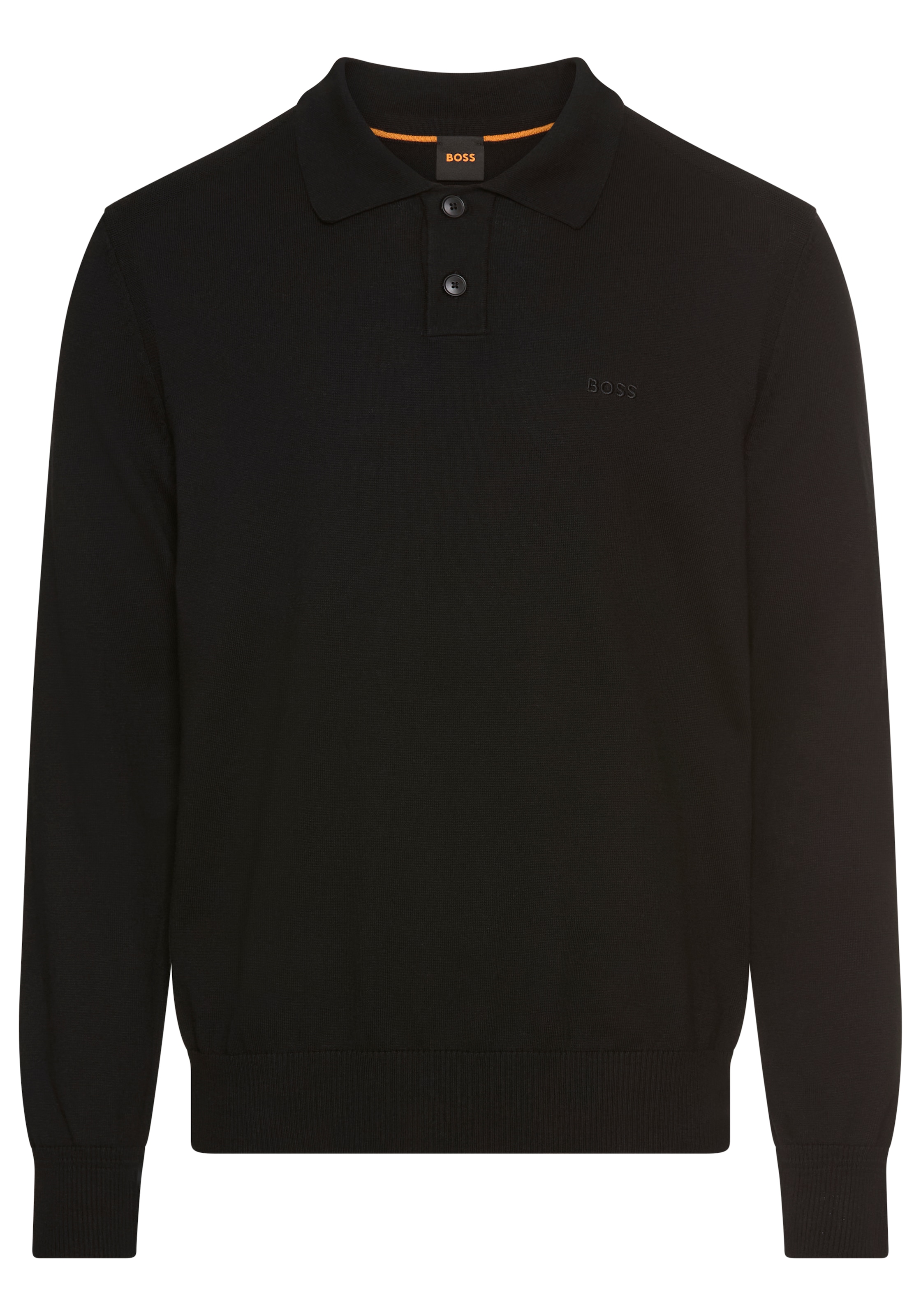 BOSS ORANGE Polokragenpullover »Asac« mit Logo-Stickerei
