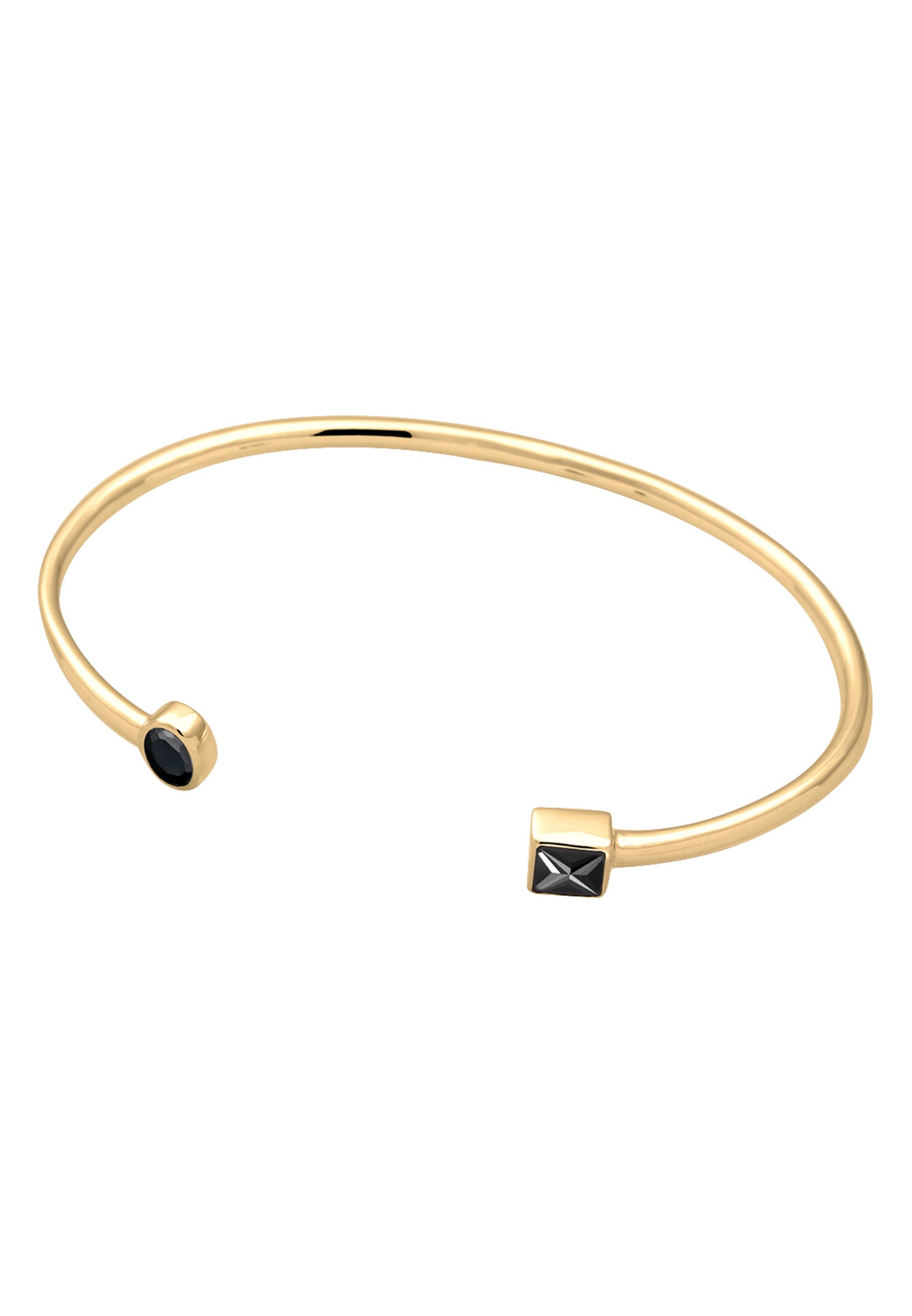 Elli Armreif »Armband Armreif Geo Formen Zirkonia Stilvoll 925 Silber«