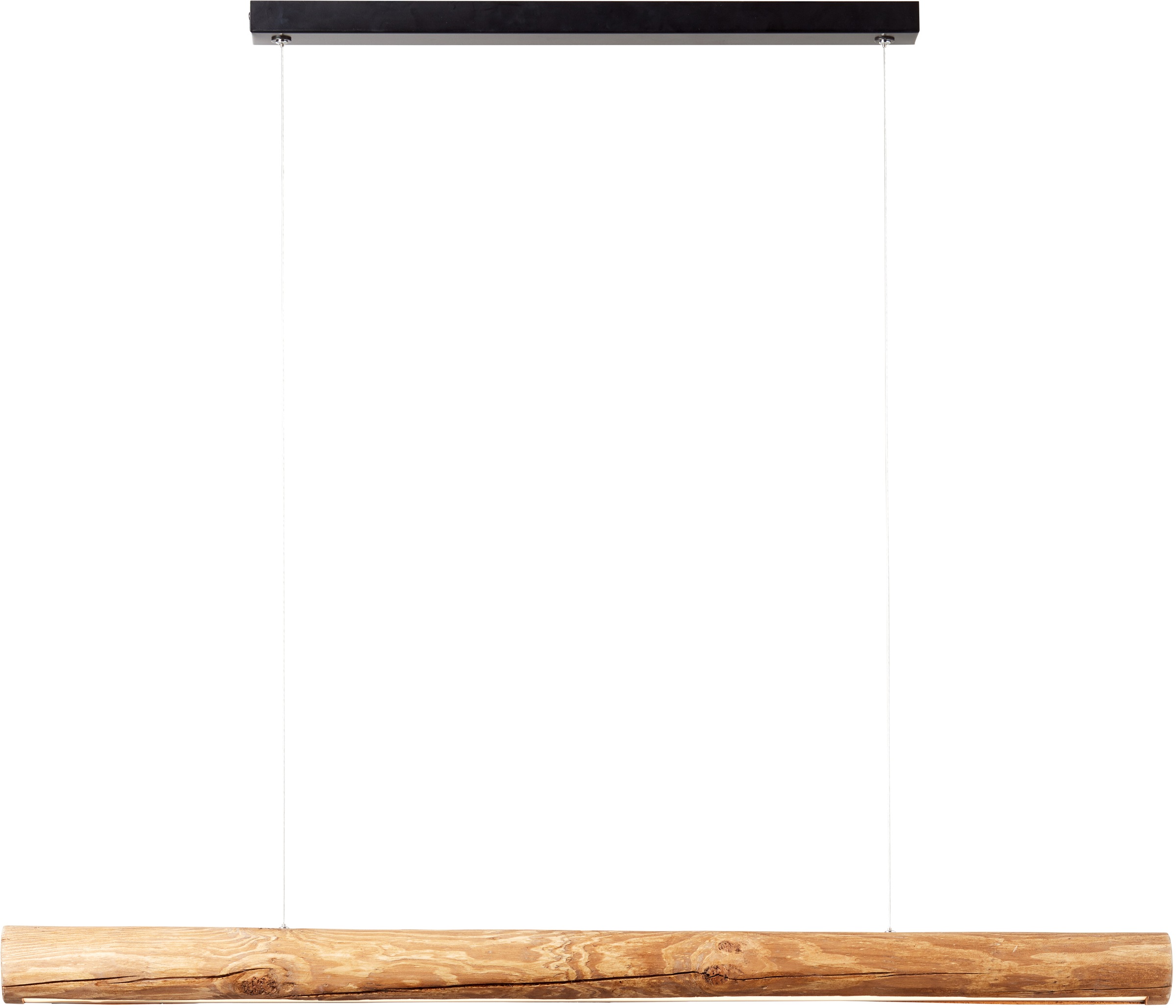 Brilliant LED Pendelleuchte »Odun«, 1 flammig, Leuchtmittel LED-Modul | LED fest integriert, 115 cm Breite, Touchdimmer, 3100 lm, warmweiß, Holz, kiefer gebeizt