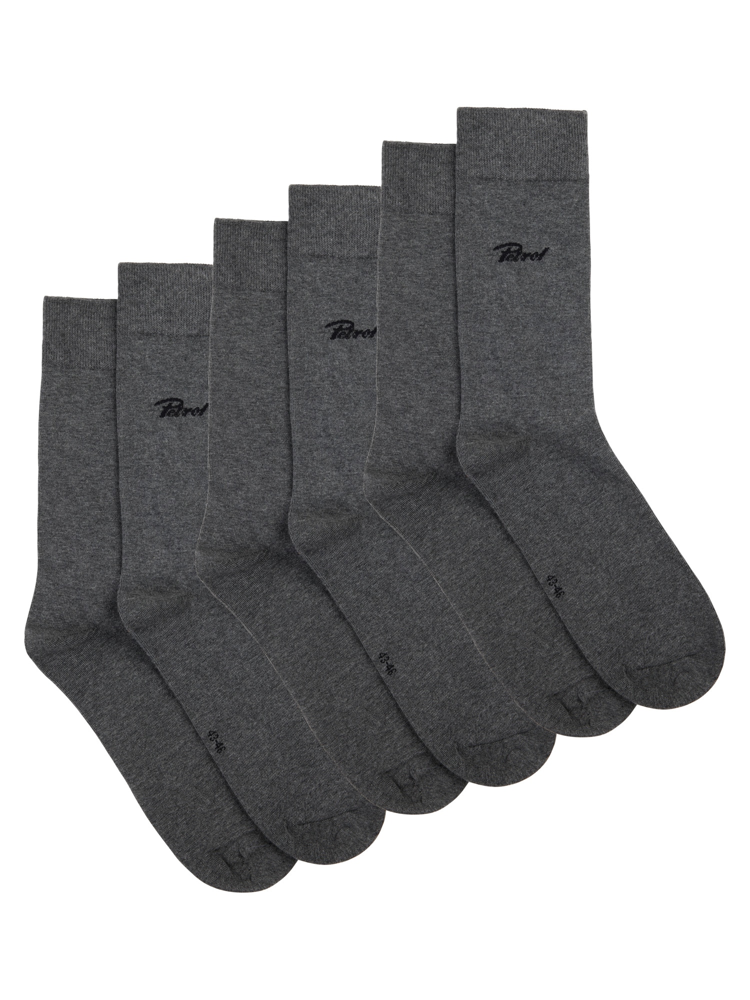 Petrol Industries Herren Feinstrümpfe 3 Paar tlg. in grau, Größe 39-42