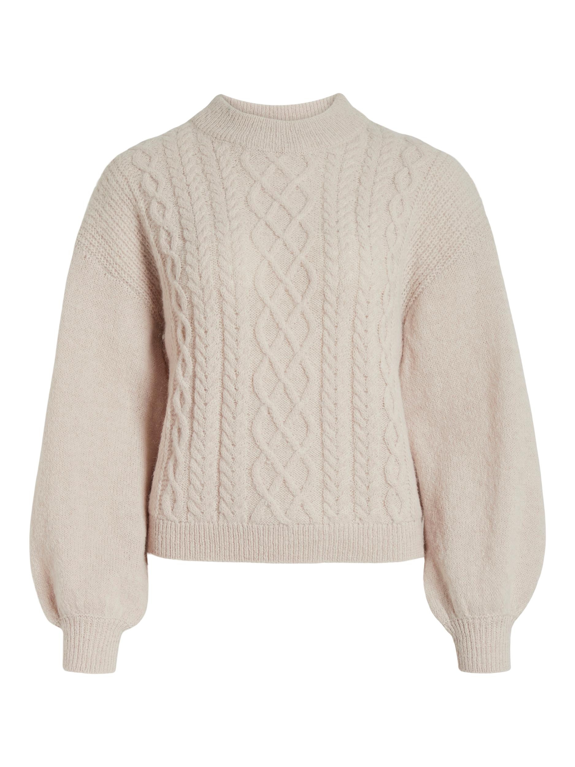 Vila Strickpullover »VICHINTI O-NECK CABLE KNIT TOP/SU-NOOS«