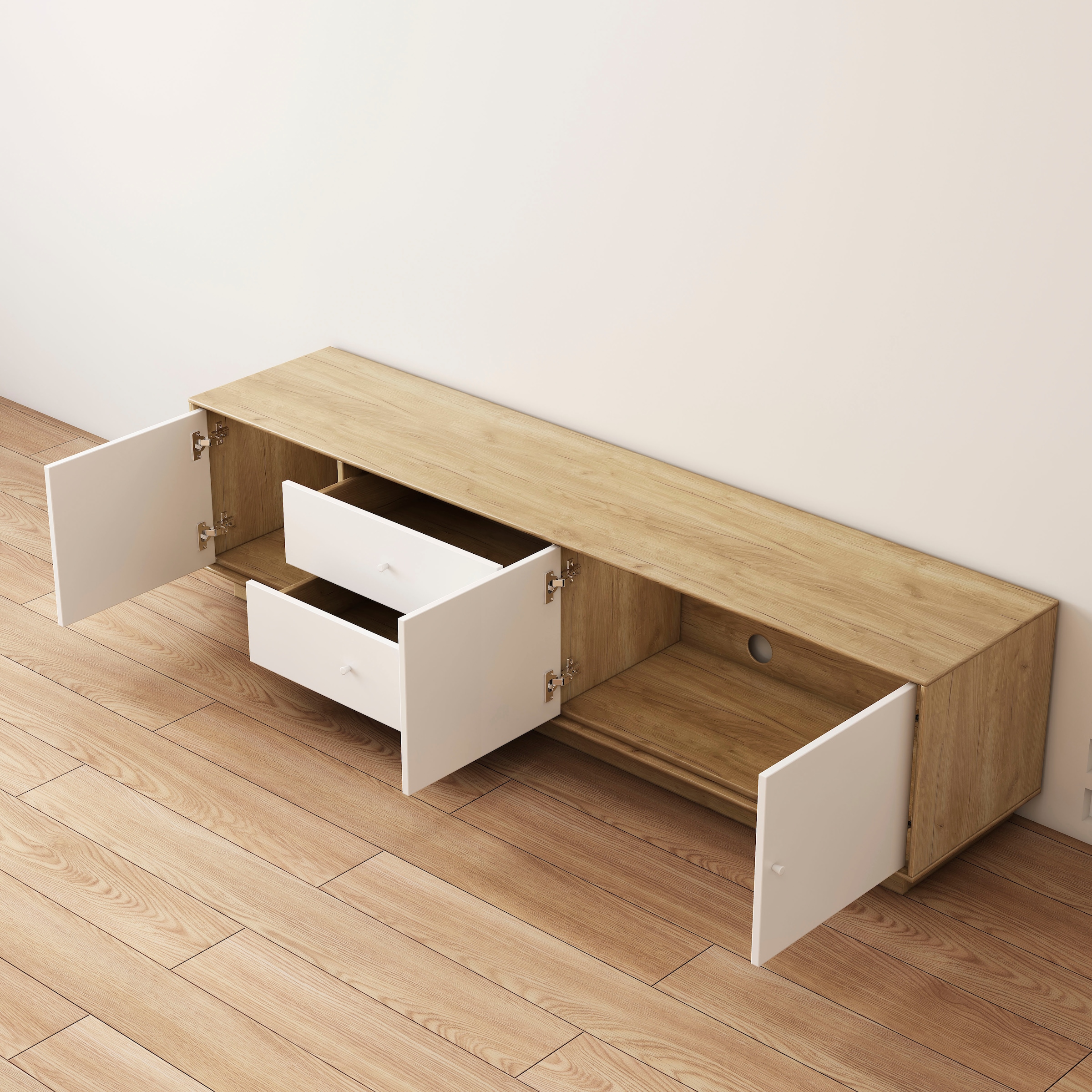 OTTO home TV-Board »Blaire« kratzfeste Melaminoberfläche, ABS-Kanten und FSC-zertifiziertem Holz